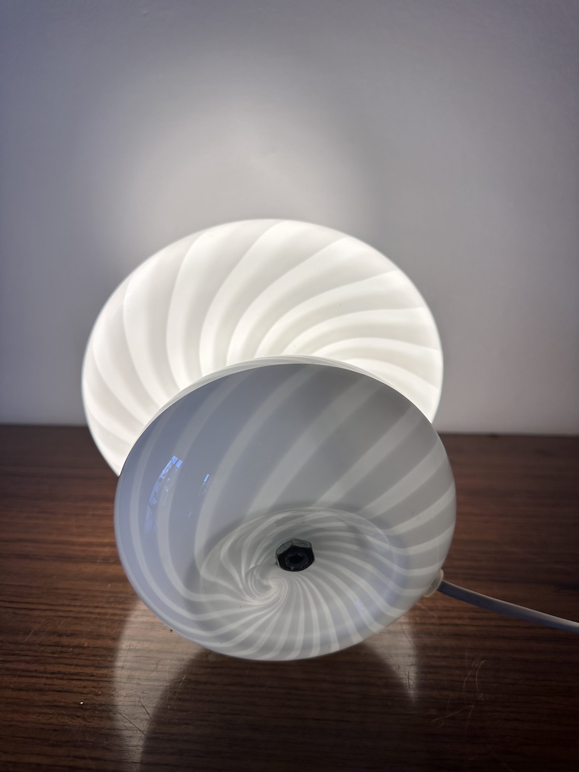 Lampe champignon en verre torsadé de Murano, 1970 – Image 6