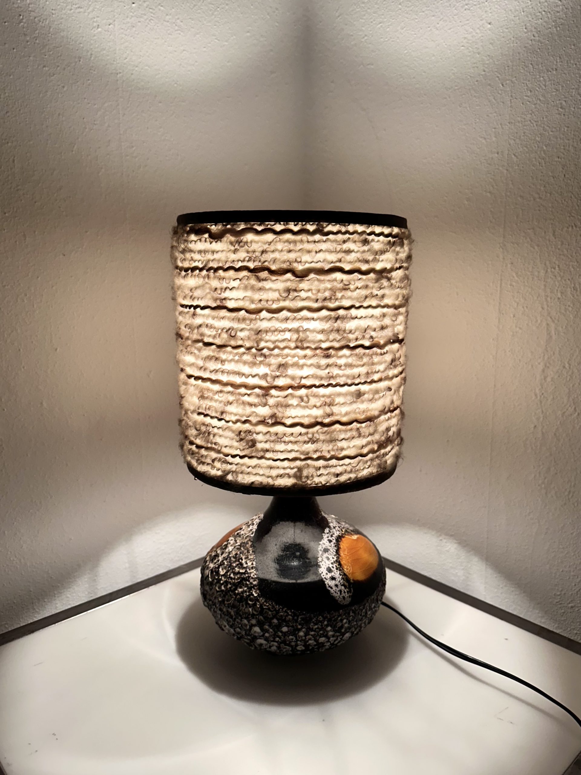 Lampe à poser céramique fat lava, 1970 – Image 3