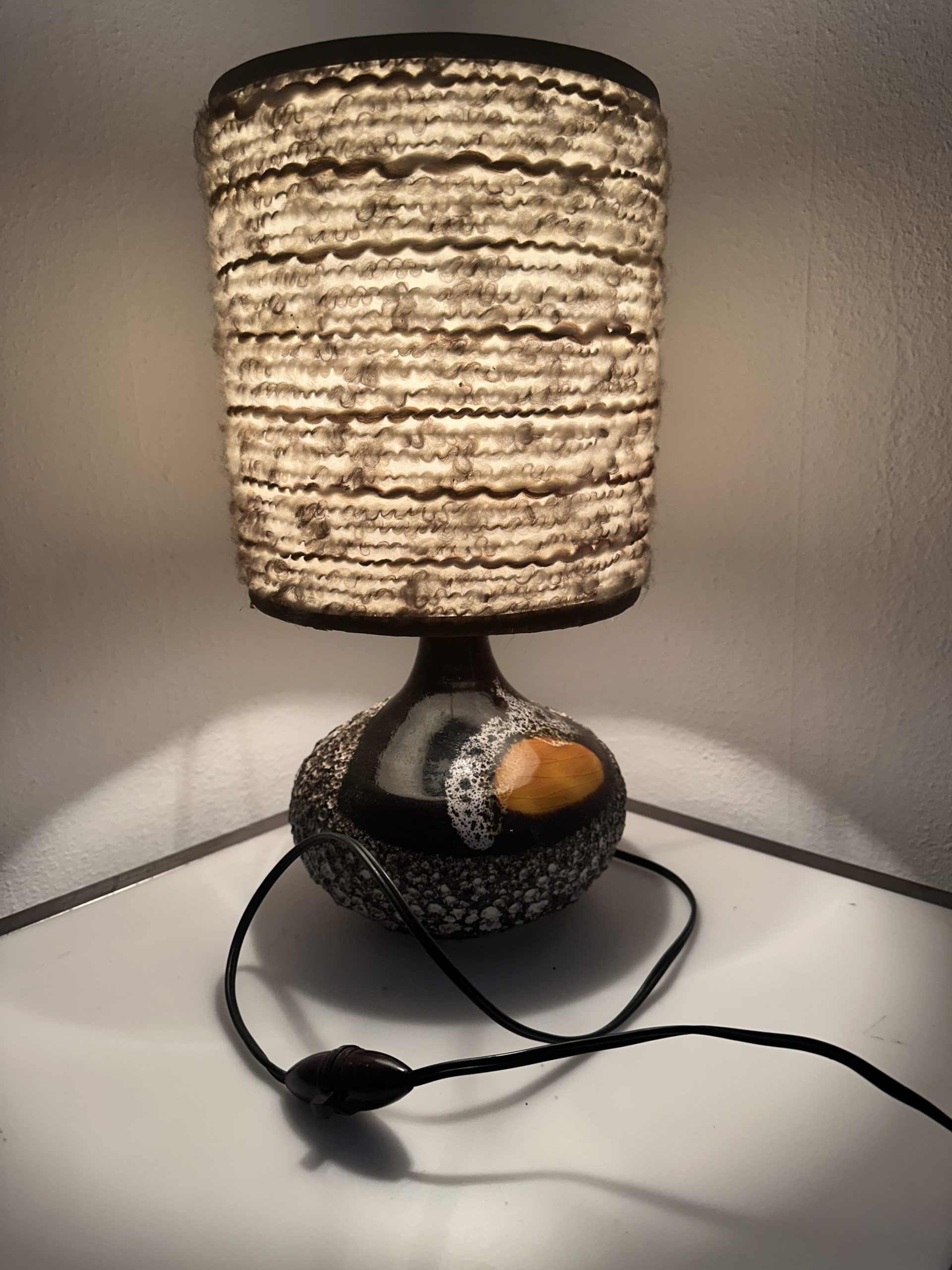Lampe à poser céramique fat lava, 1970 – Image 9