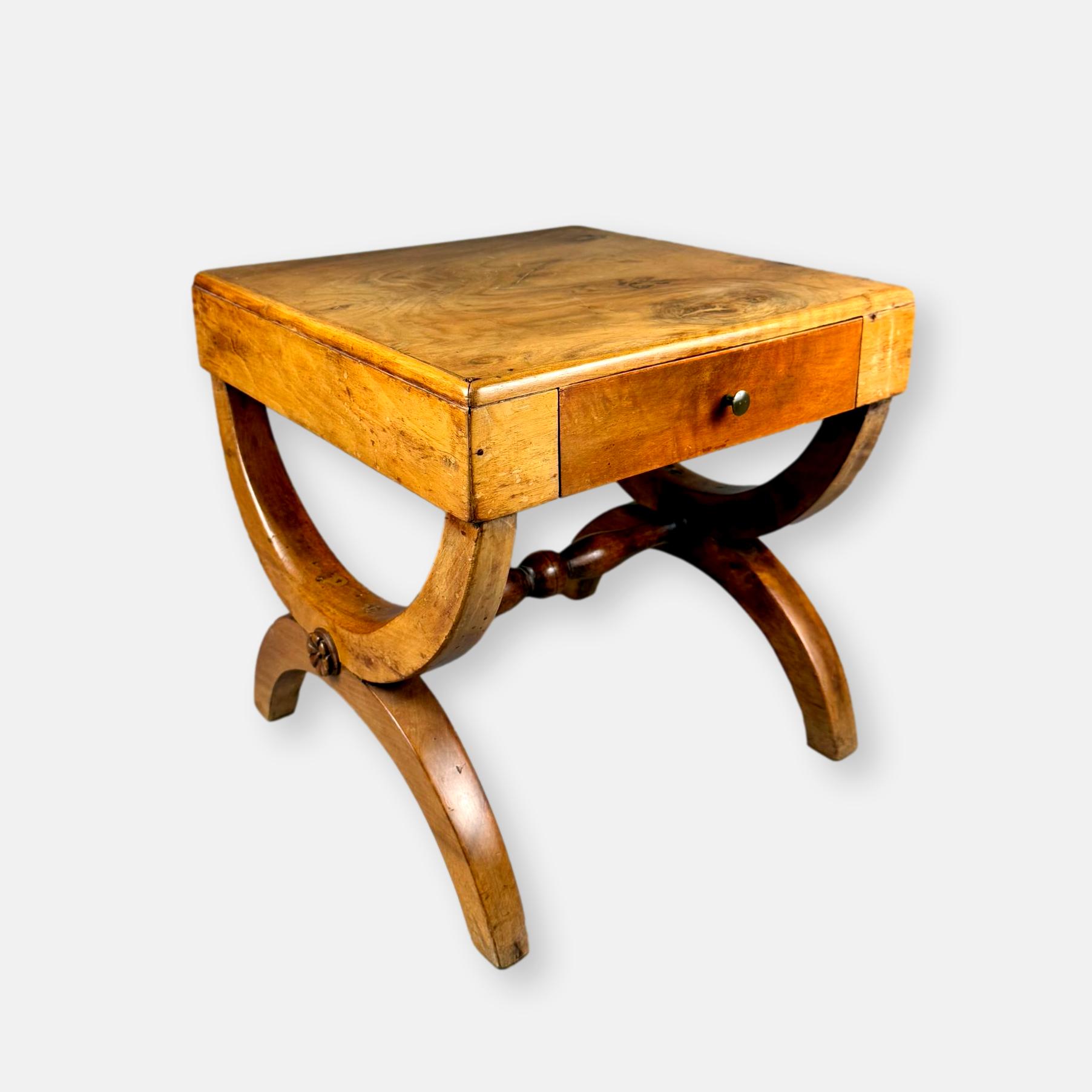 Vintage side table with drawer