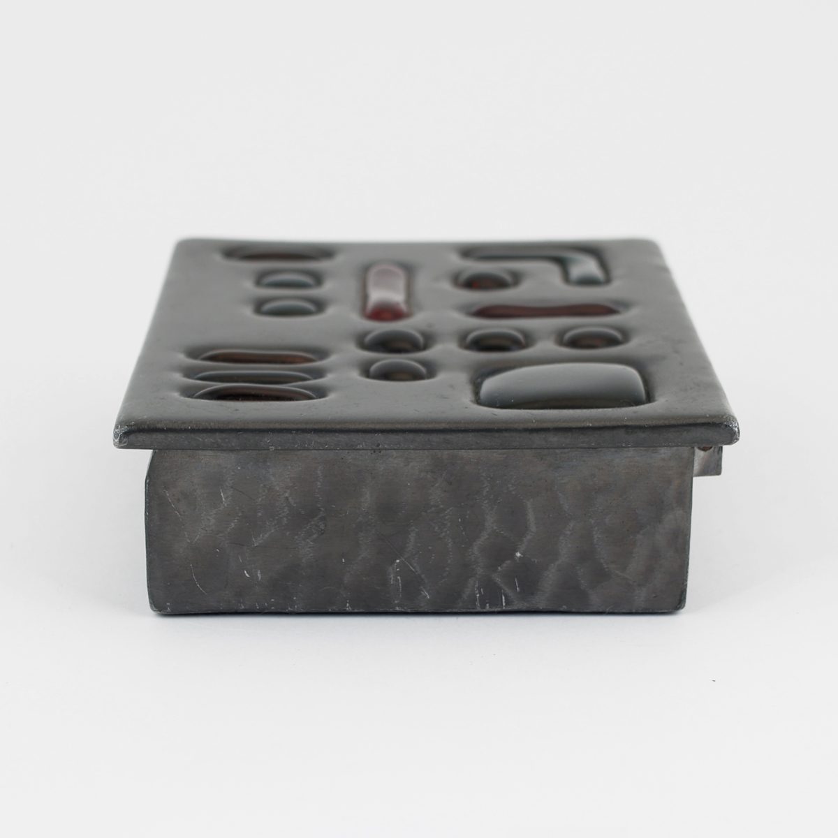 Boite brutaliste en étain et verre attribué à Jacques Avoinet – Bild 5