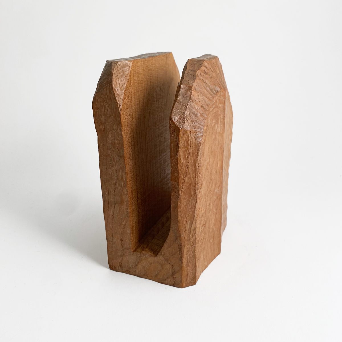 Ancien porte-lettres anthroposophique en bois signé – Image 3