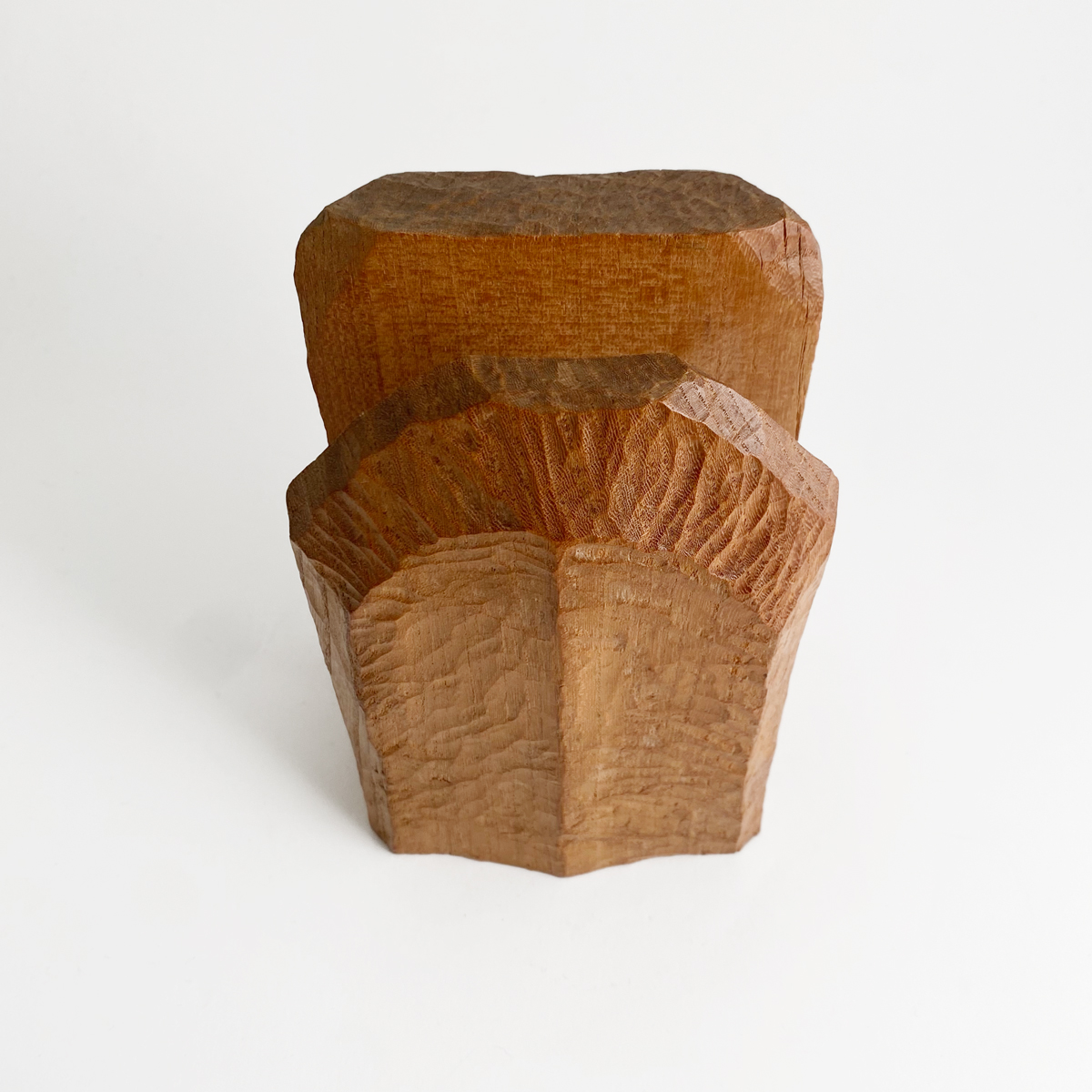 Ancien porte-lettres anthroposophique en bois signé – Image 7