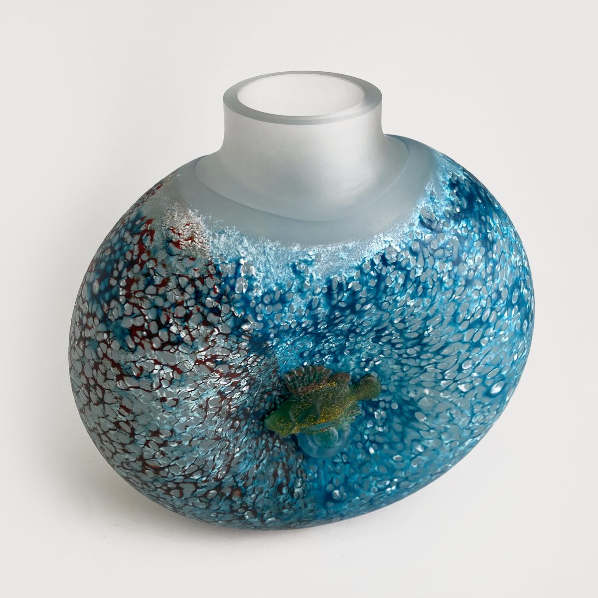 Grand vase "Reef" de Kjell Engman pour Kosta Boda – Image 5