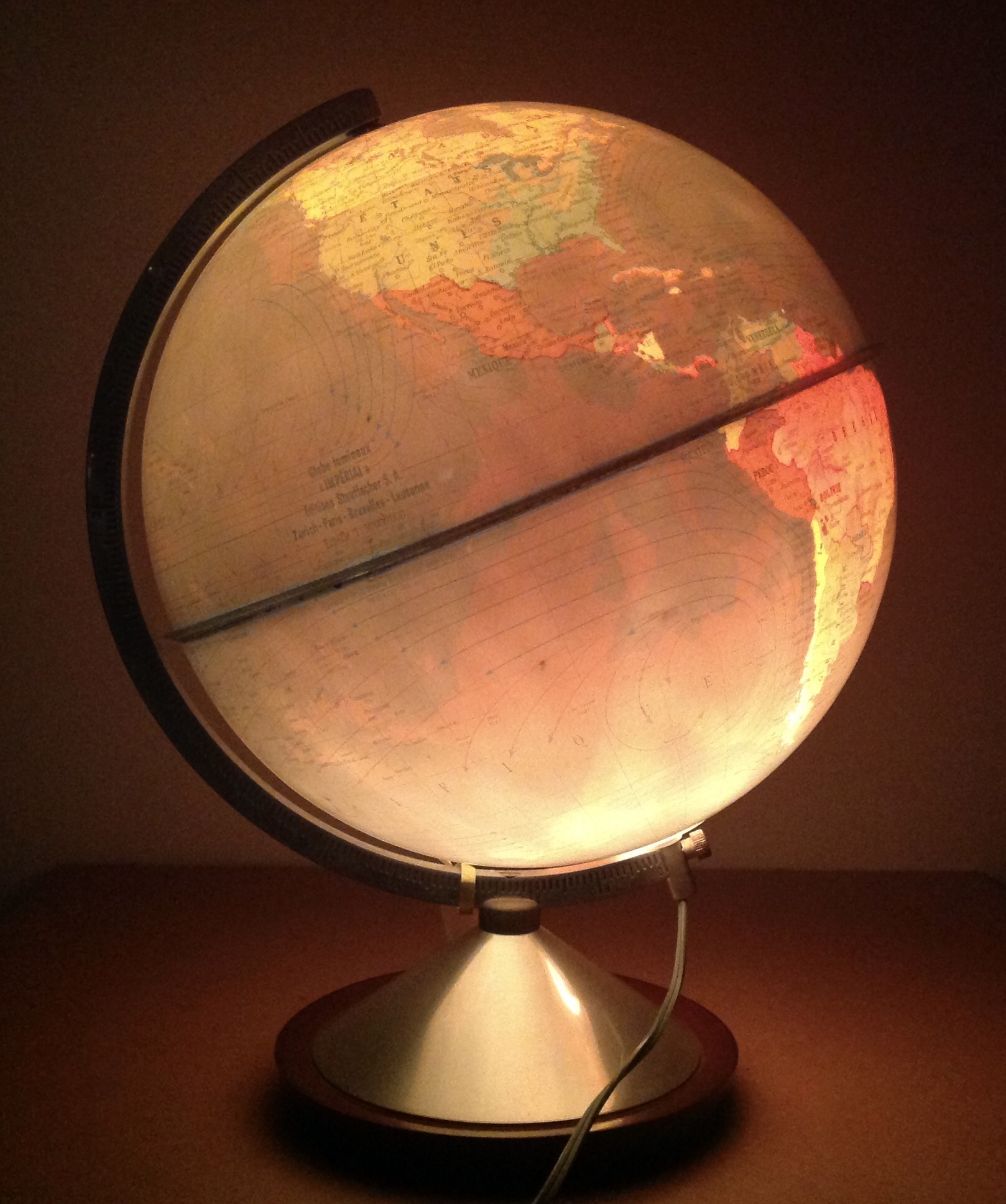 Globe terrestre lumineux - 1965 – Image 7