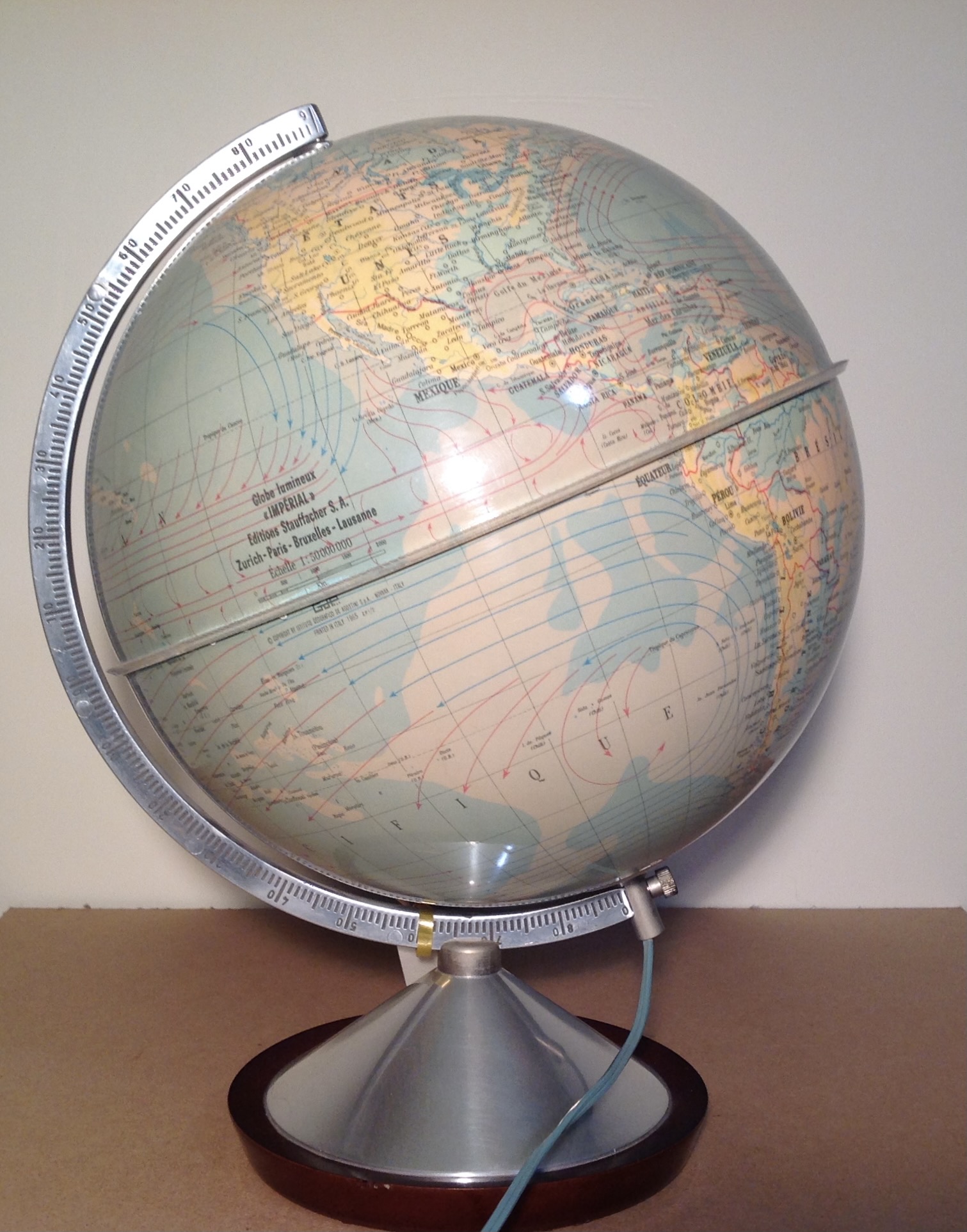 Globe terrestre lumineux - 1965 – Image 4