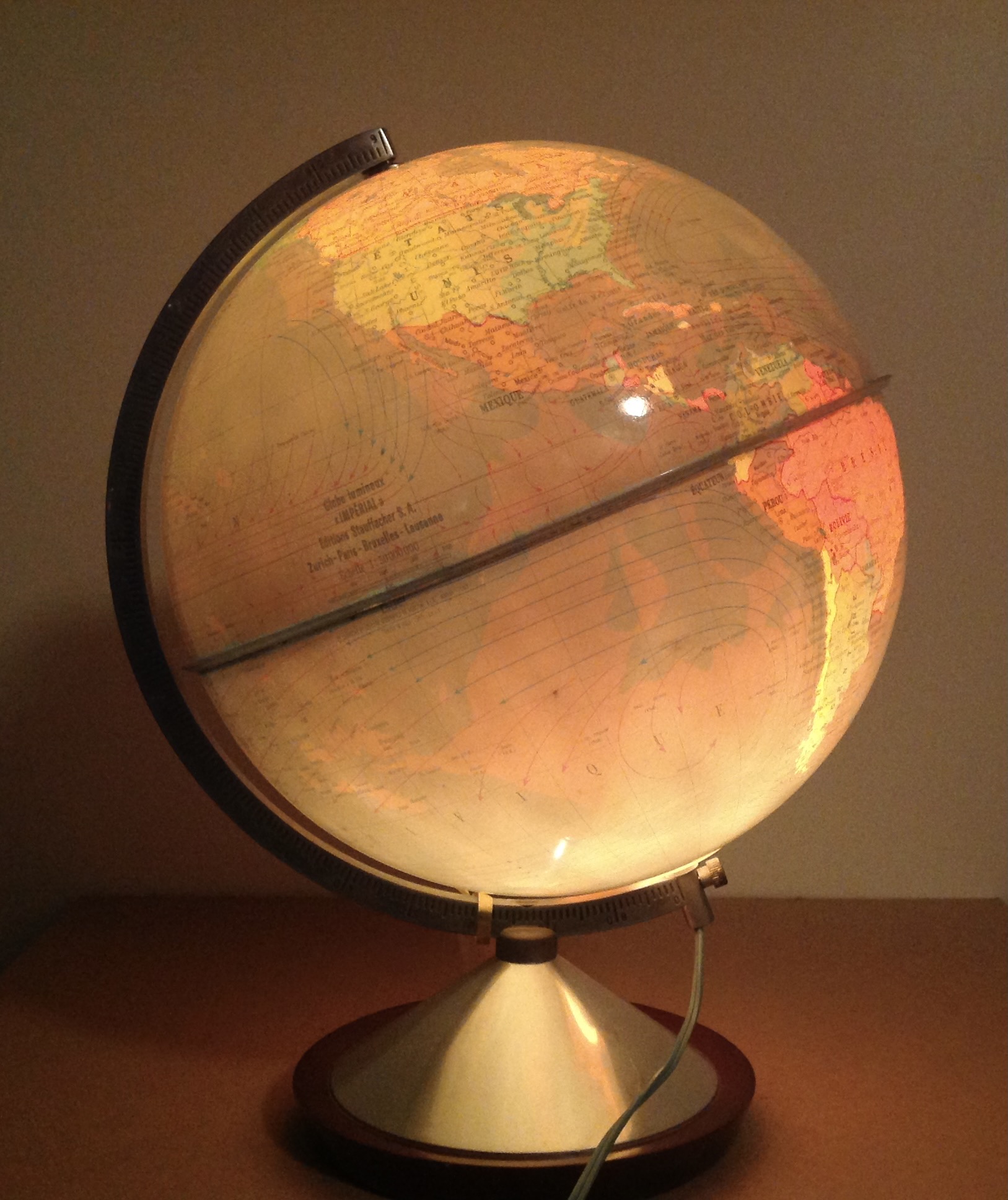 Globe terrestre lumineux - 1965 – Image 6