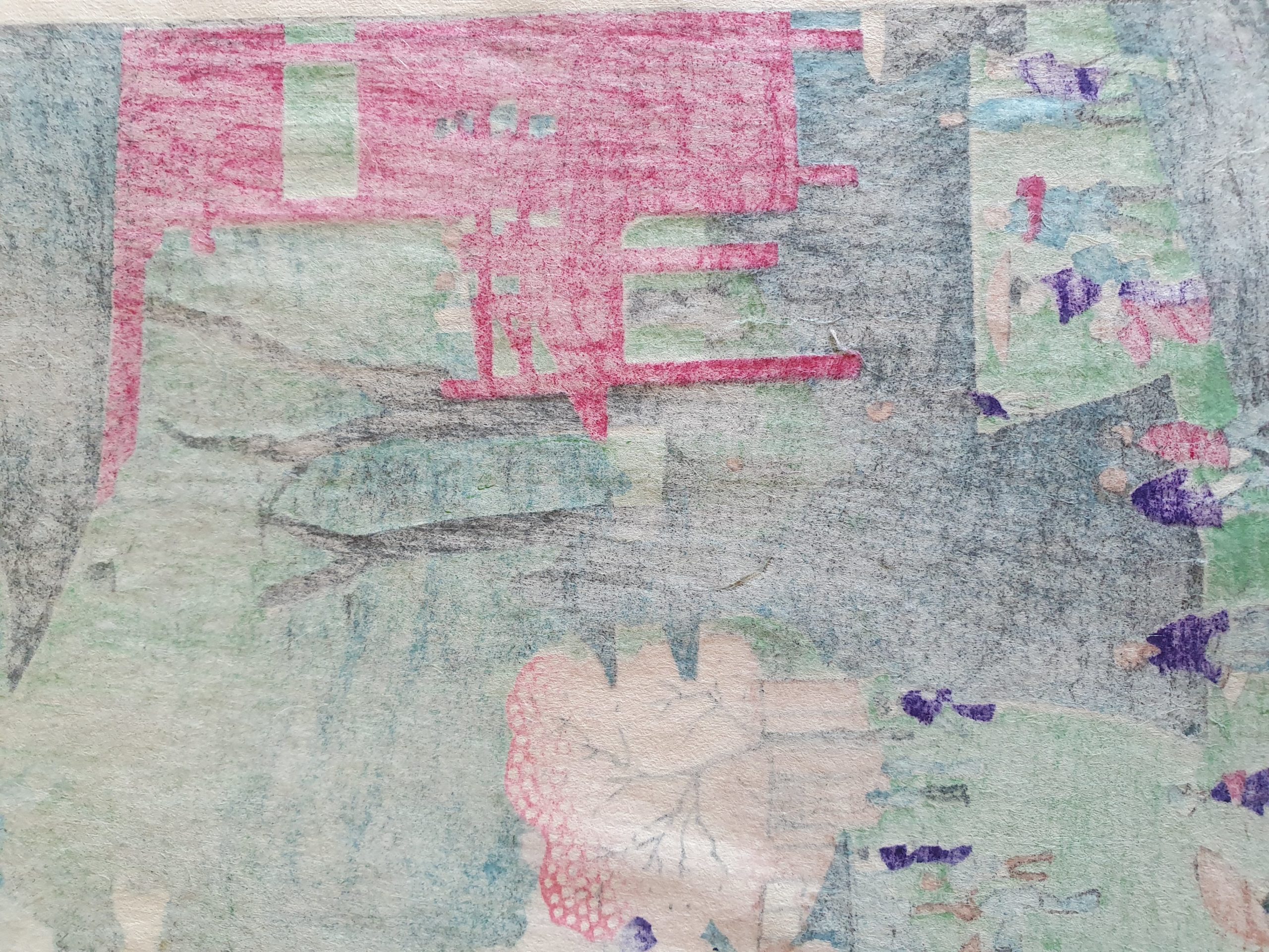 Ikkei Shosai, estampe japonaise orginale de 1871 – Image 9