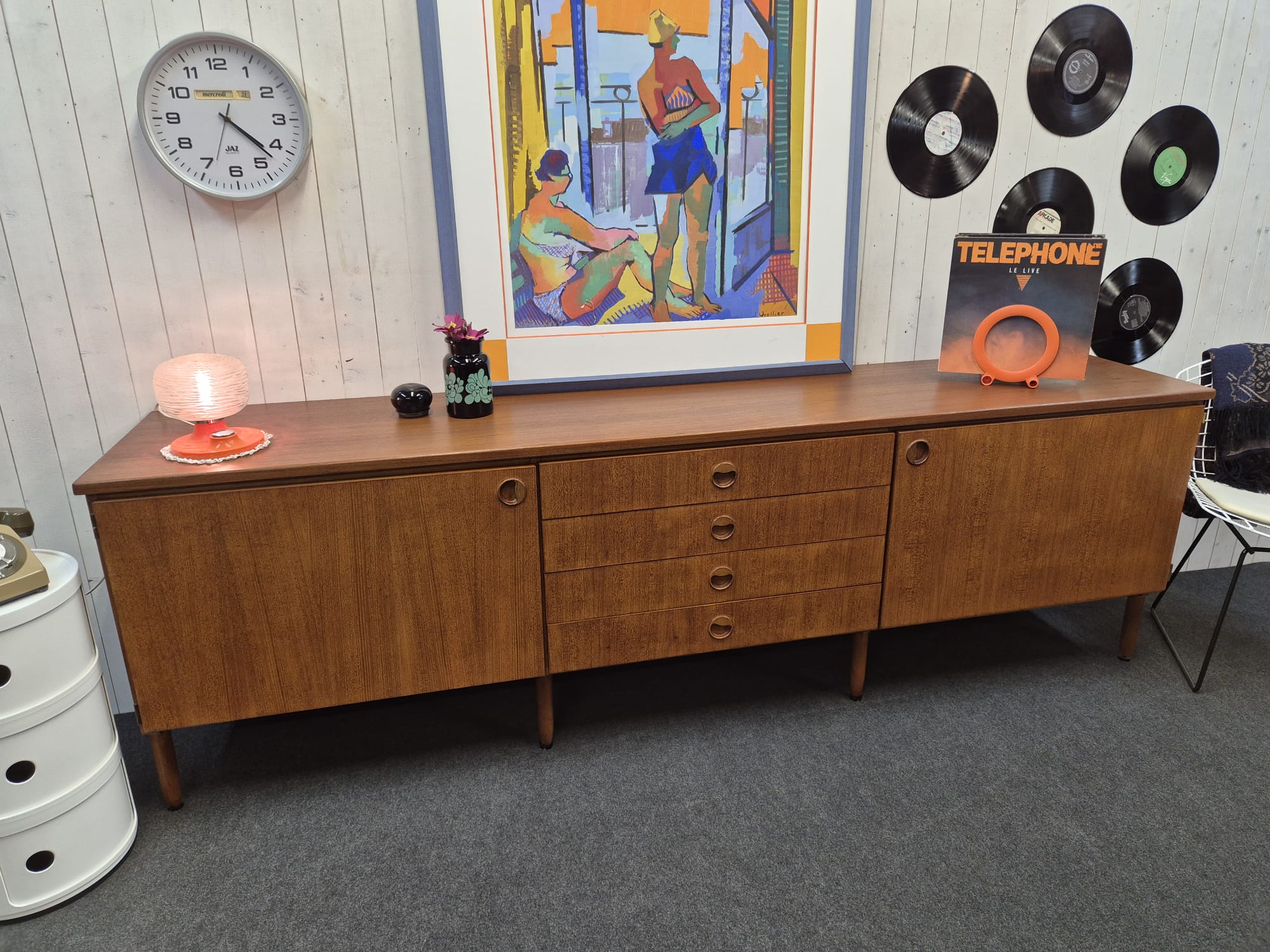 Enfilade scandinave vintage – Bild 3