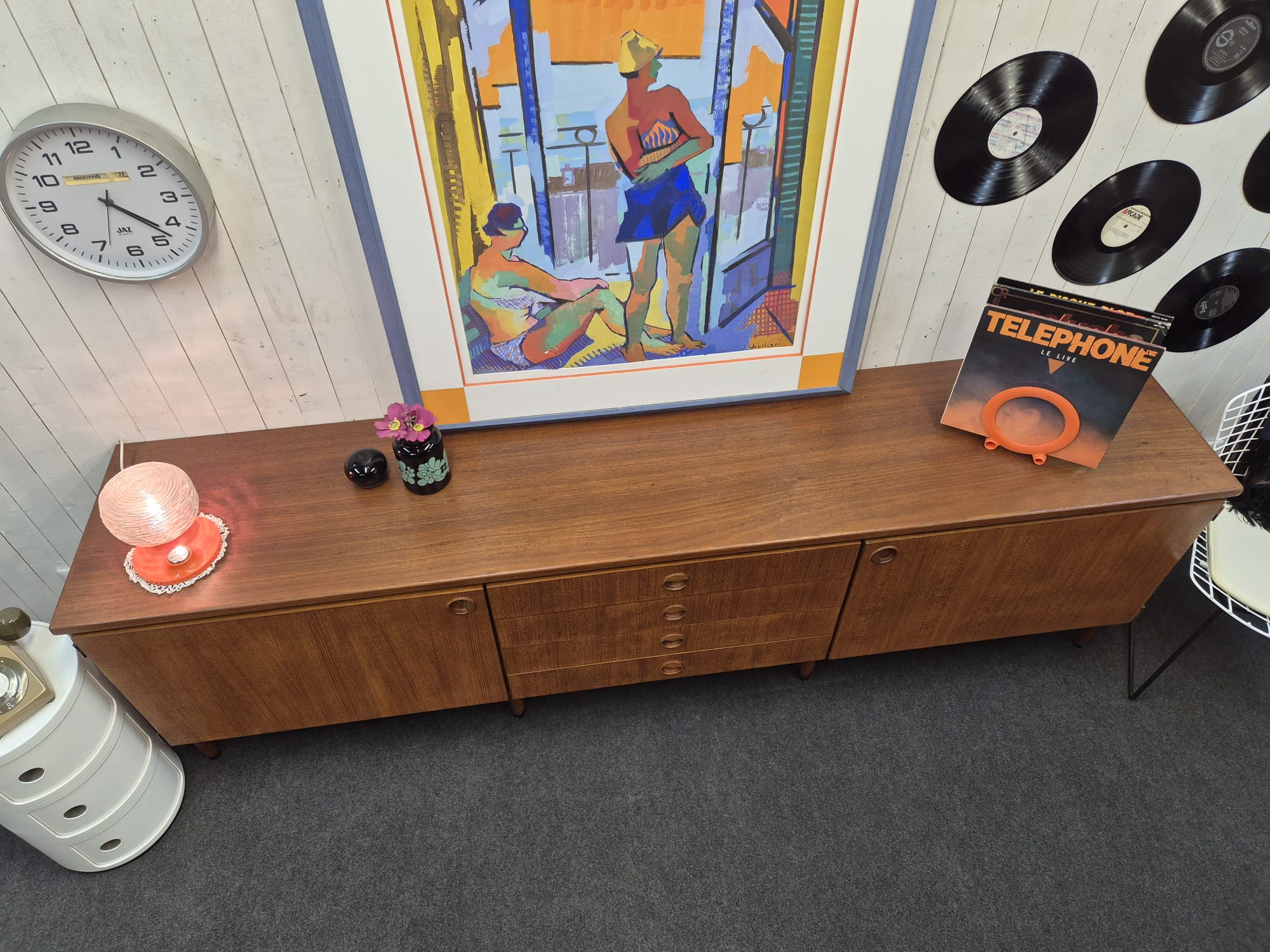 Enfilade scandinave vintage – Bild 4