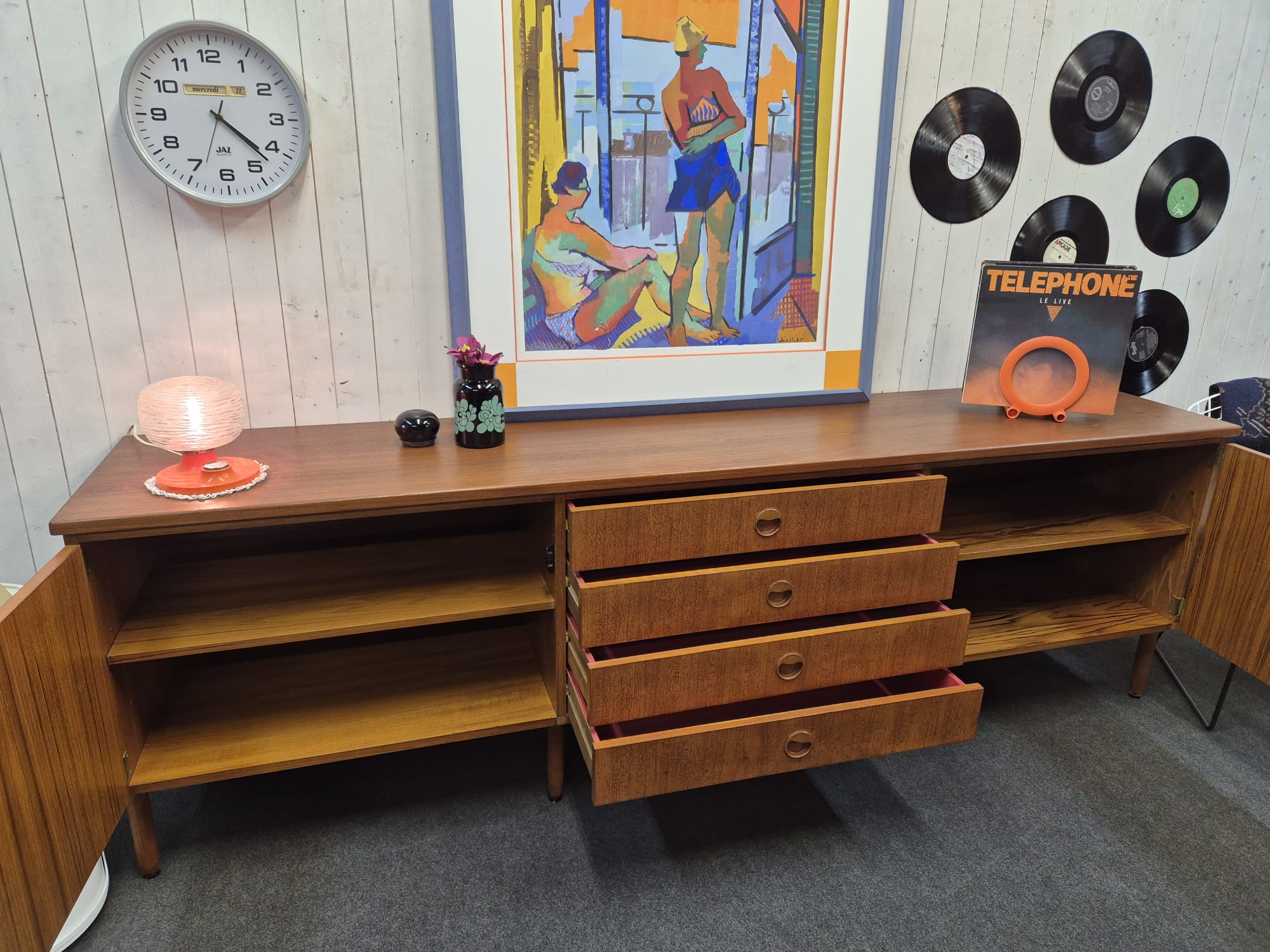 Enfilade scandinave vintage – Bild 7