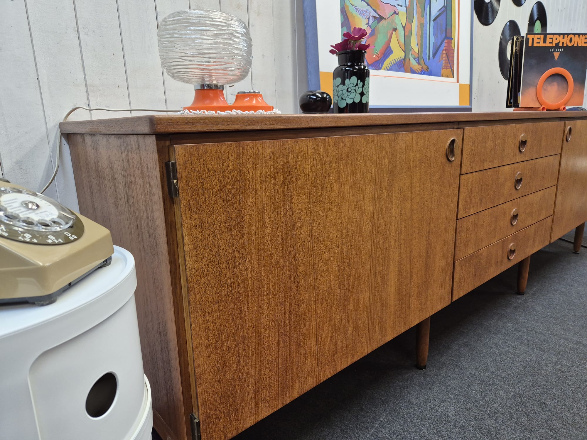 Enfilade scandinave vintage – Bild 9