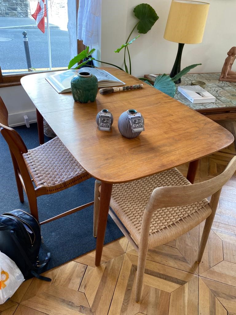 Table extensible d’inspiration scandinave – fin des années 1940 – Bild 4