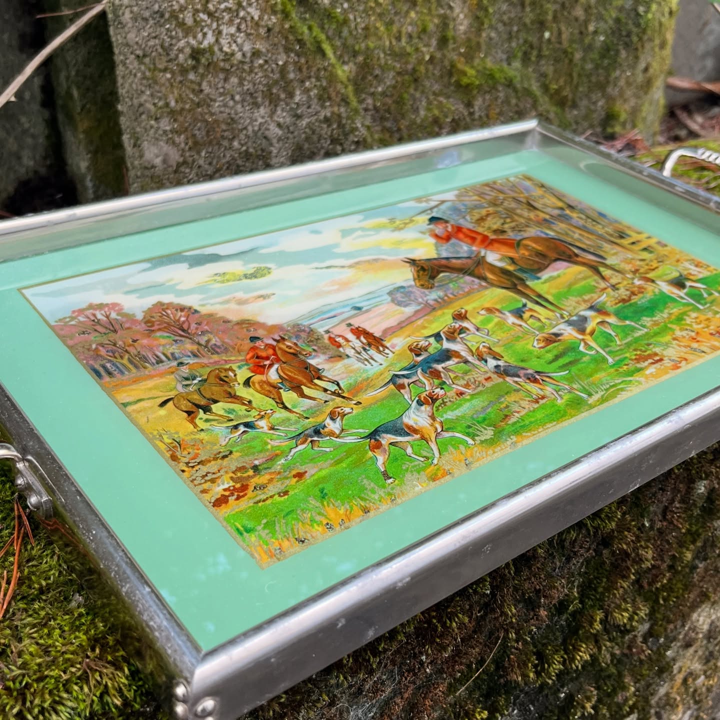 Plateau vintage chasse au renard – Image 5