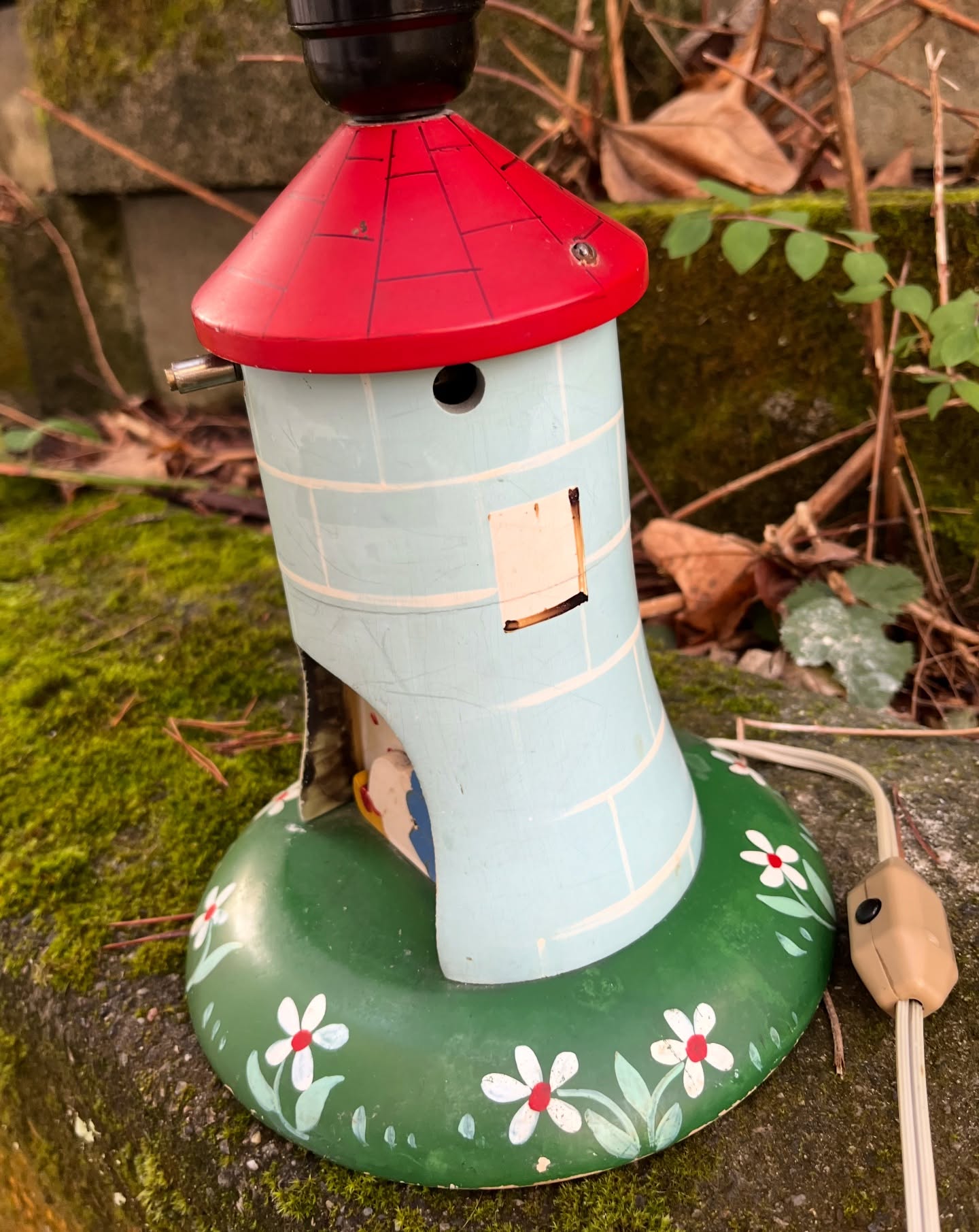 Lampe de chevet moulin / boîte à musique – Bild 6