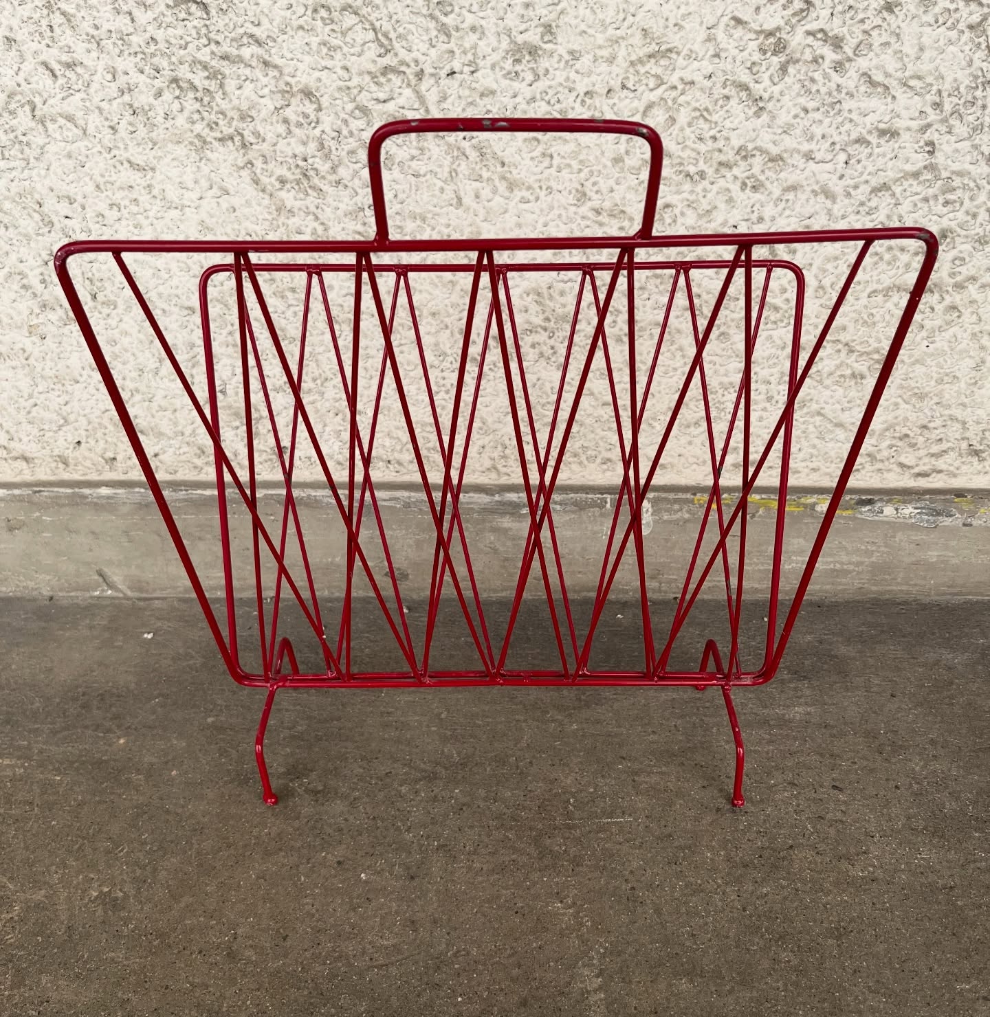 Porte journaux métallique rouge – Bild 5