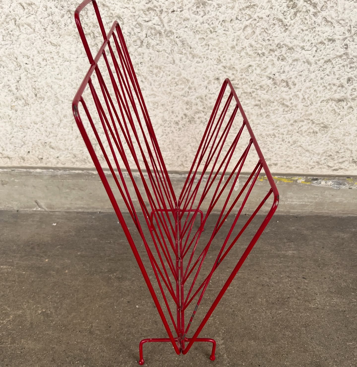 Porte journaux métallique rouge – Bild 6