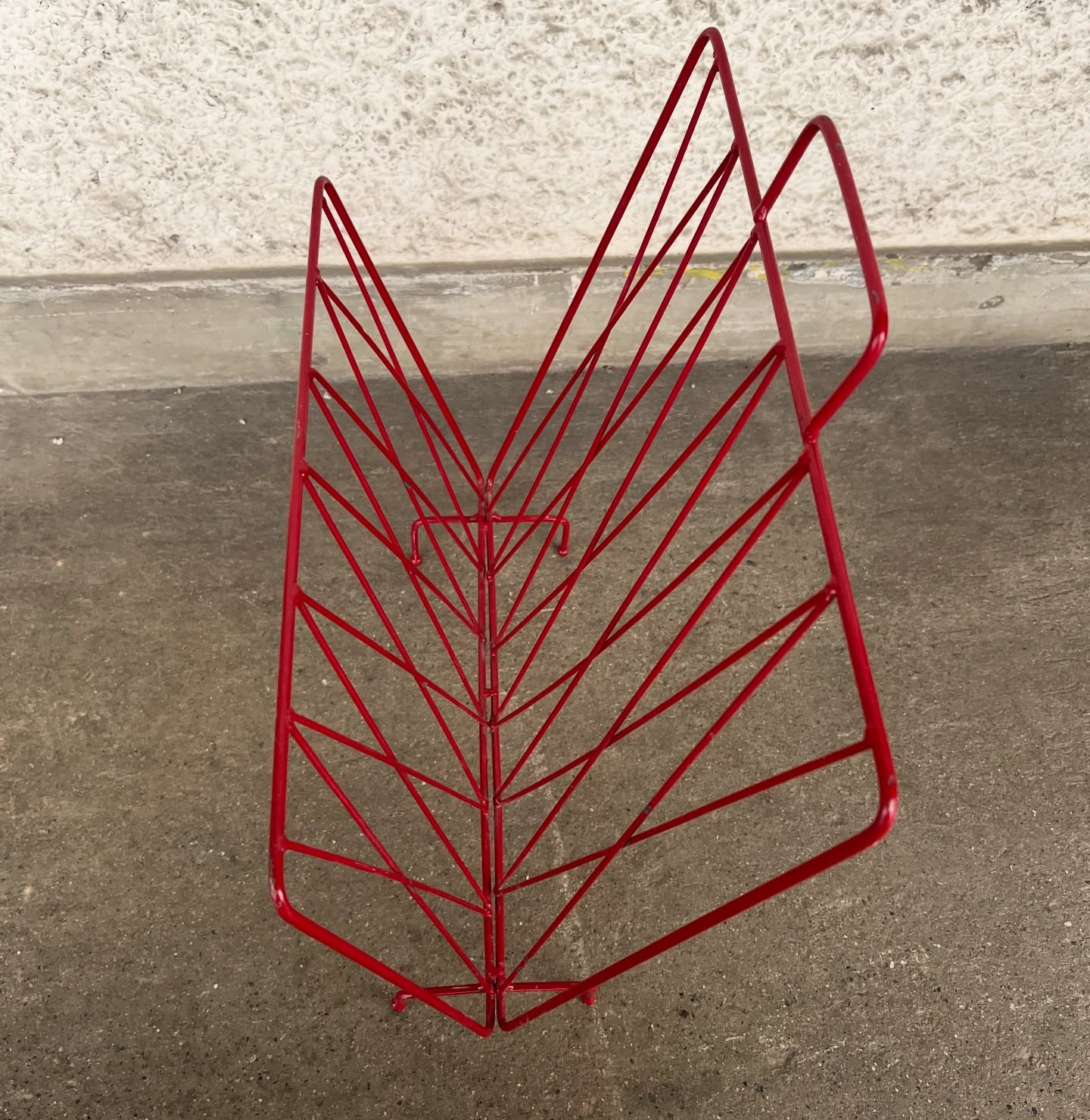 Porte journaux métallique rouge – Bild 4