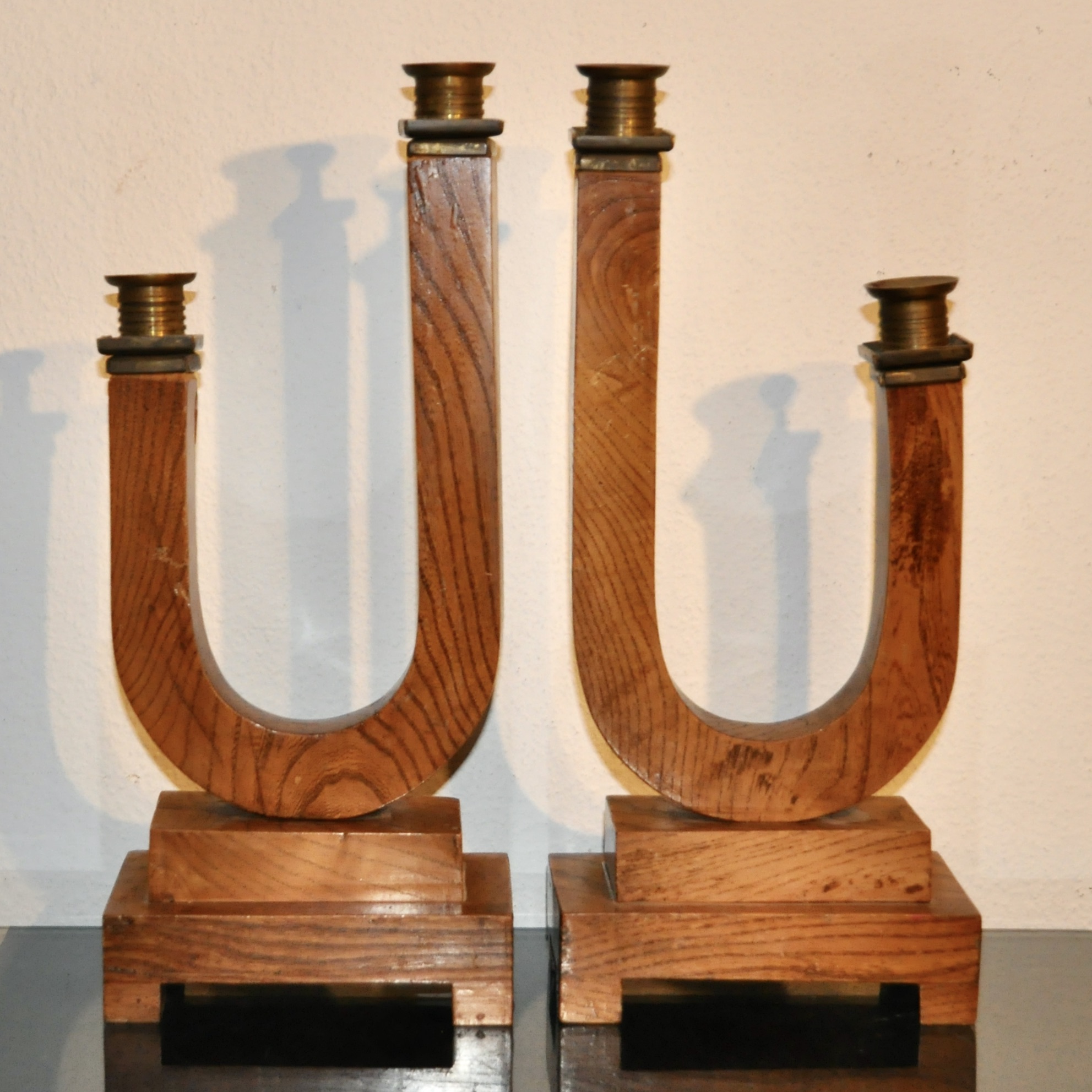 Paire de bougeoirs art déco – Bild 2