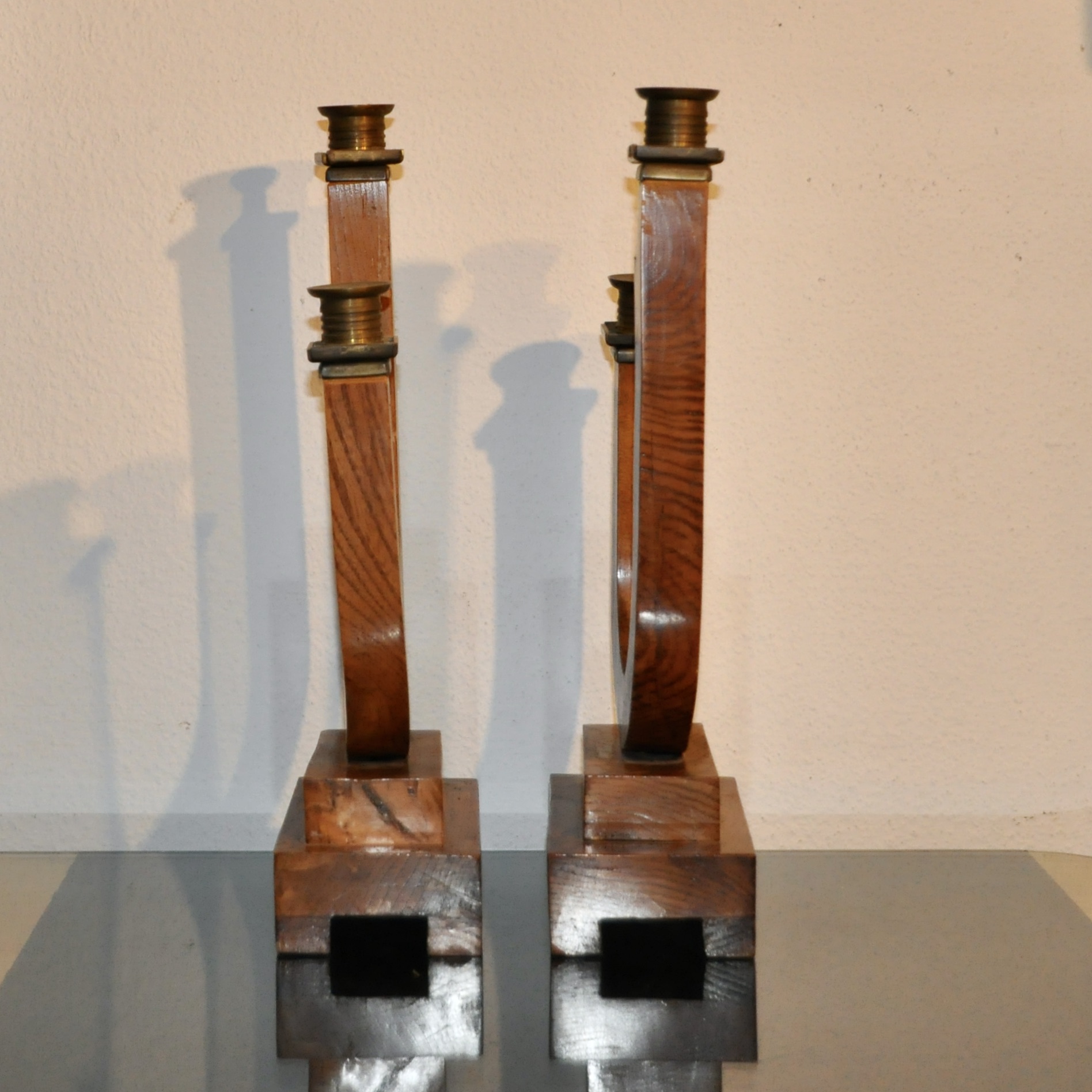 Paire de bougeoirs art déco – Bild 4