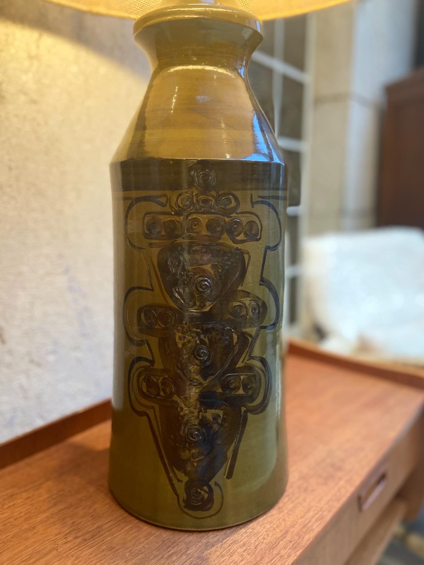 Grande lampe vintage danoise – Bild 5