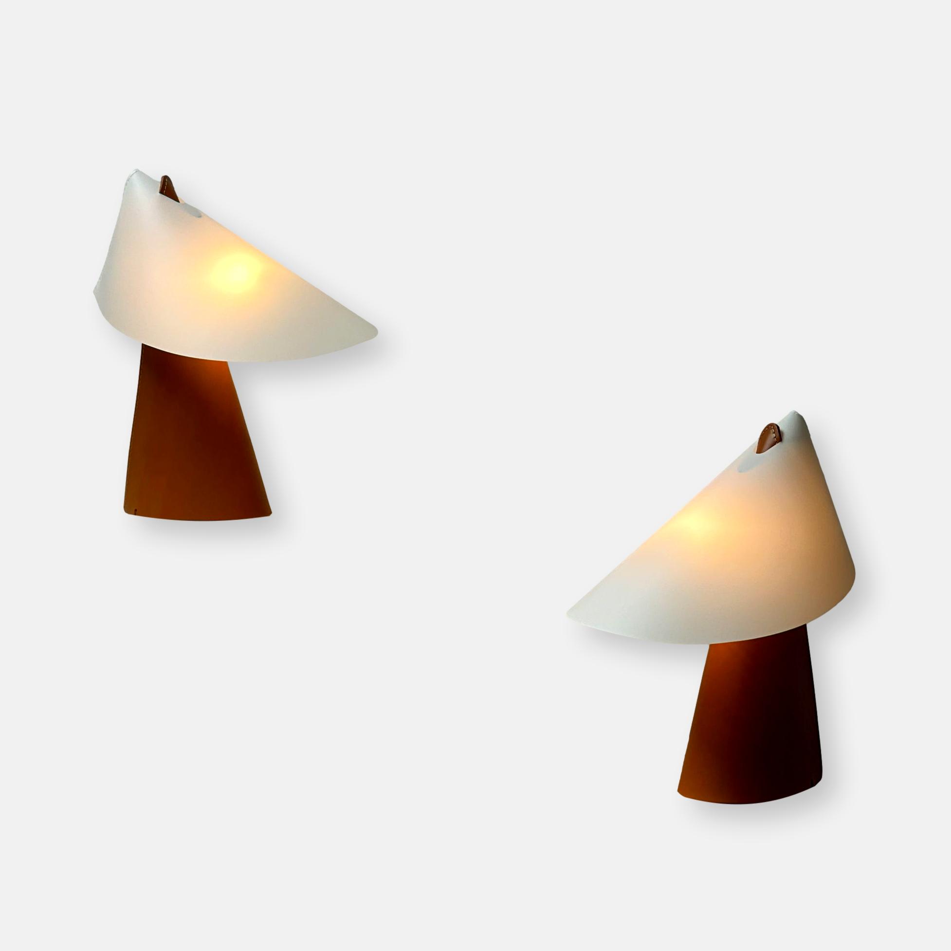 Paire de lampes de table « Zip-Light Monaca » Sigmar Willnauer