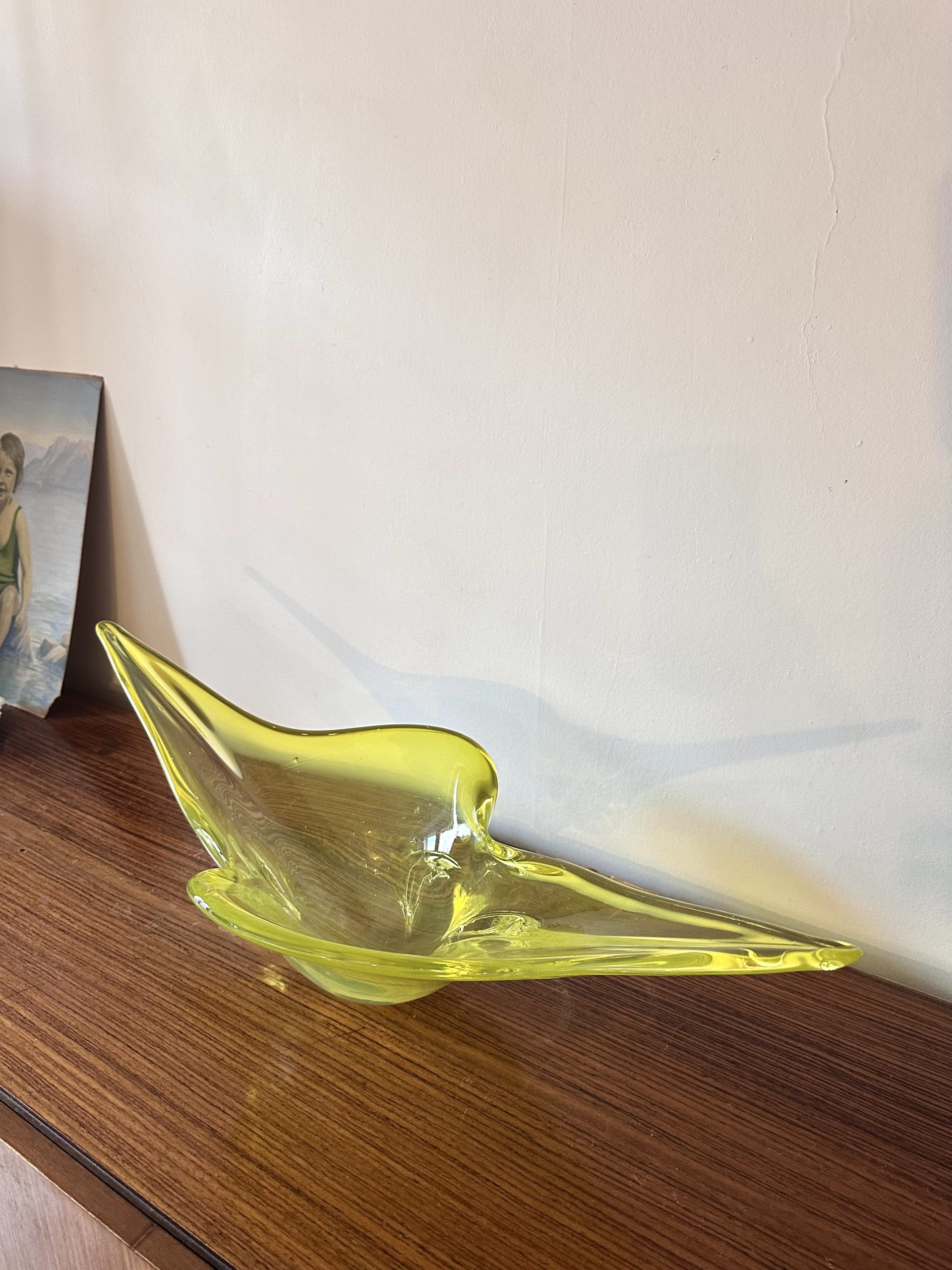 Centre de table en verre soufflé 1960 – Bild 4