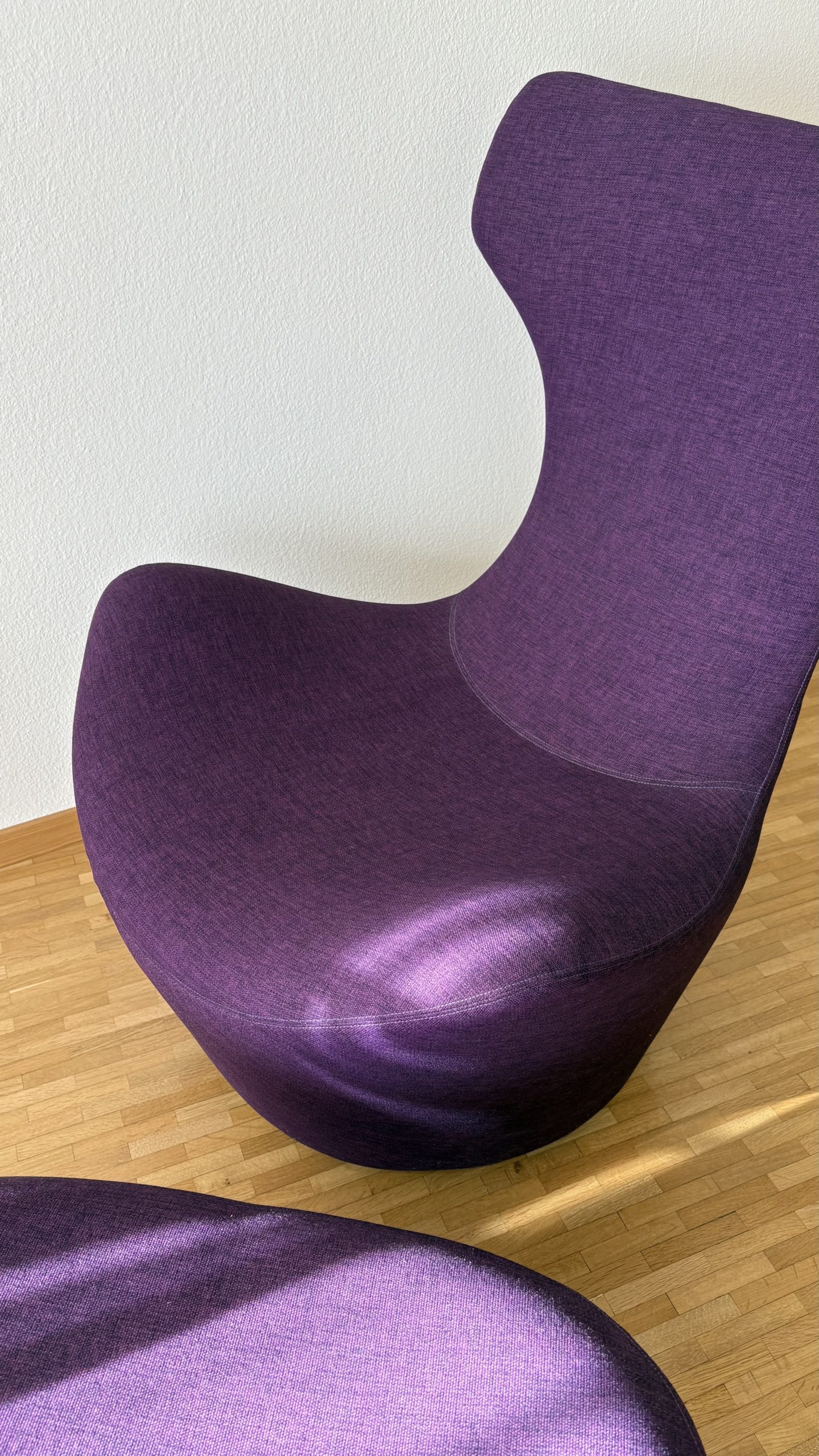 Fauteuil Grande Papilio + pouf B&B Italia – Image 9