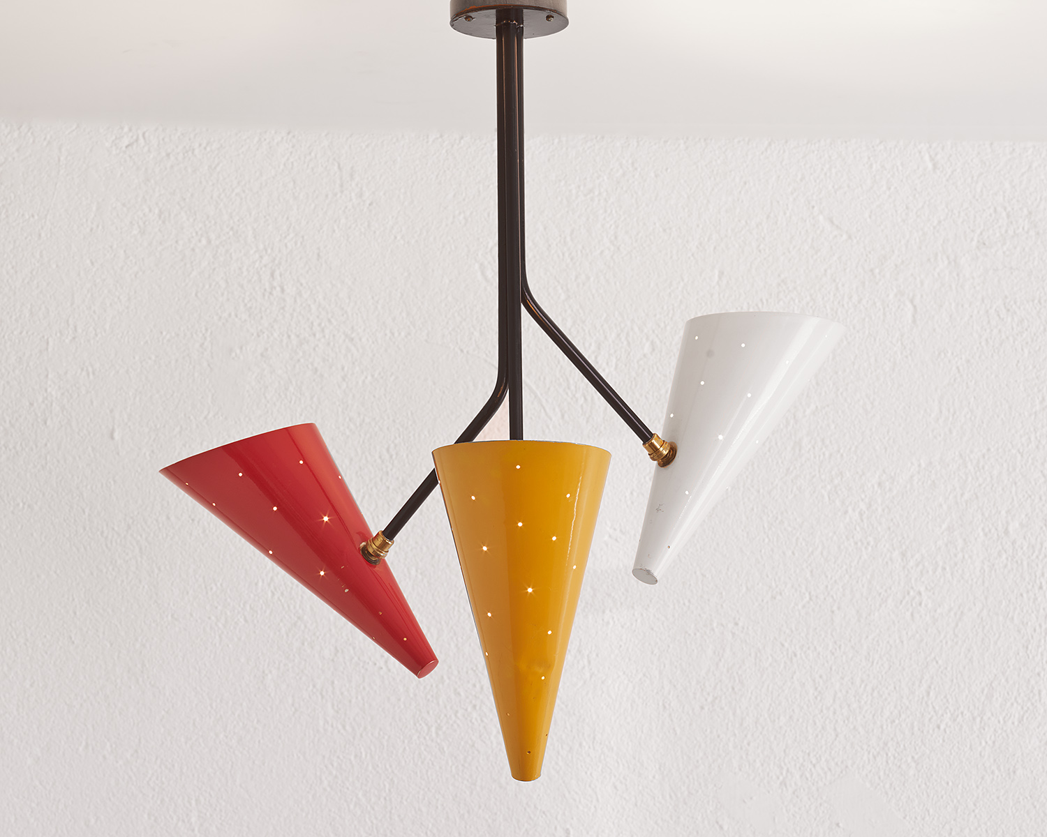 Plafonnier à trois bras 1950 – Bild 2