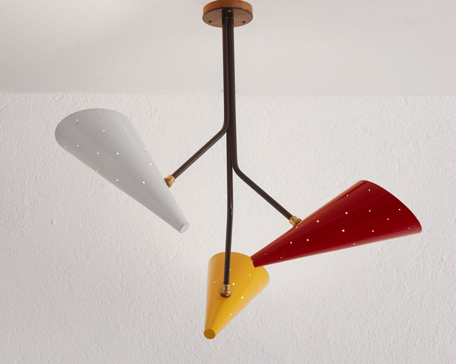 Plafonnier à trois bras 1950 – Bild 4