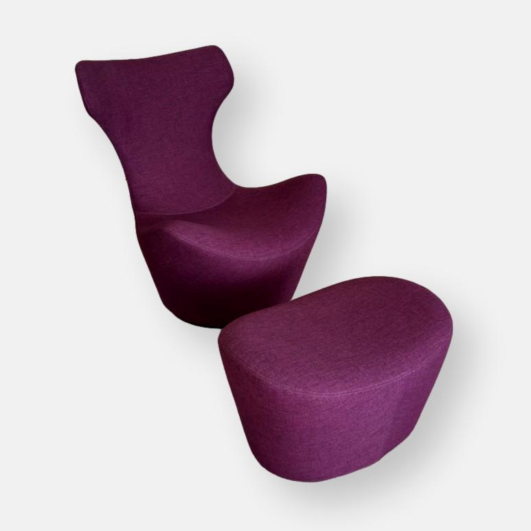 Fauteuil Grande Papilio + pouf B&B Italia
