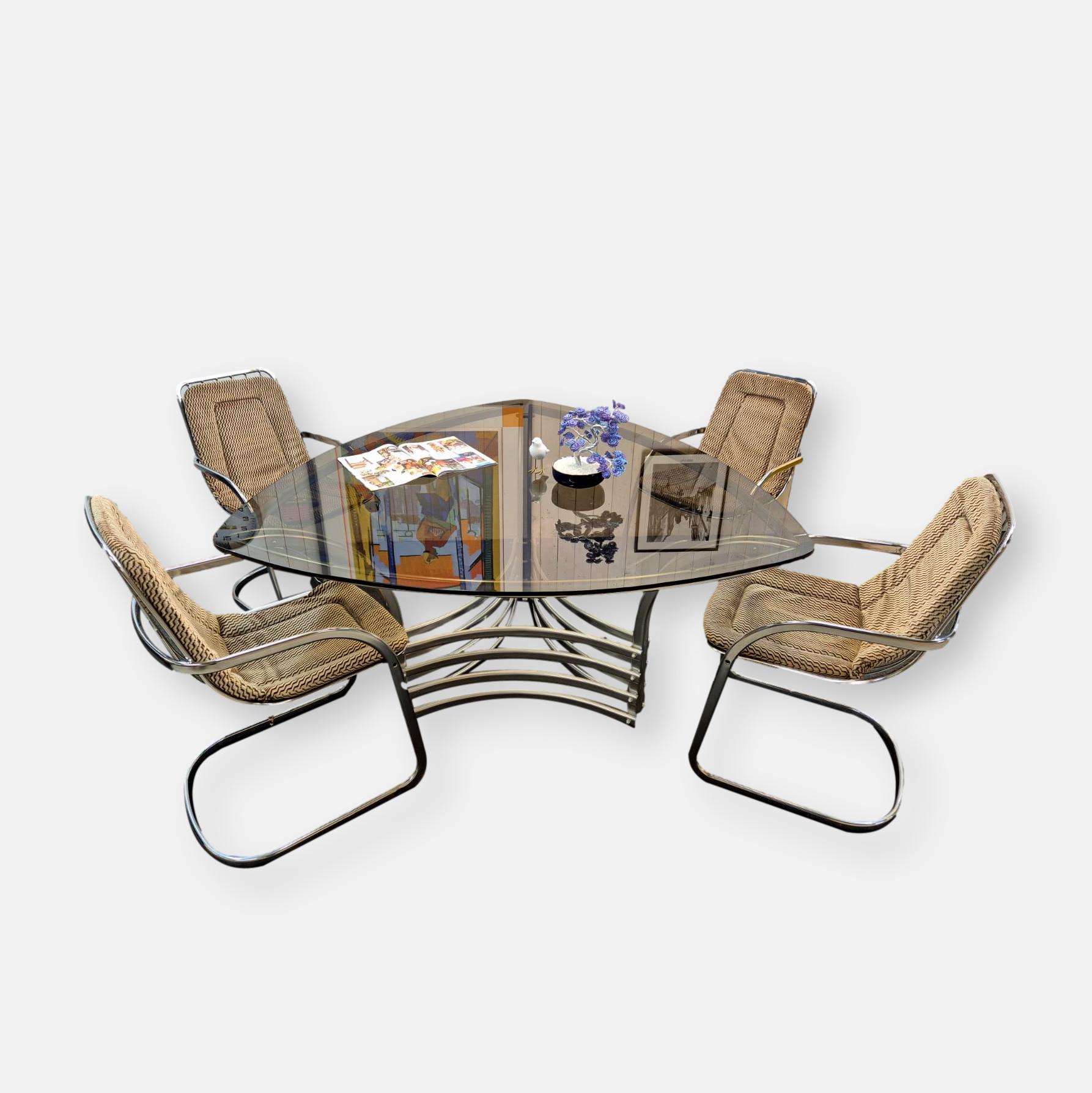 Ensemble table et chaises vintage