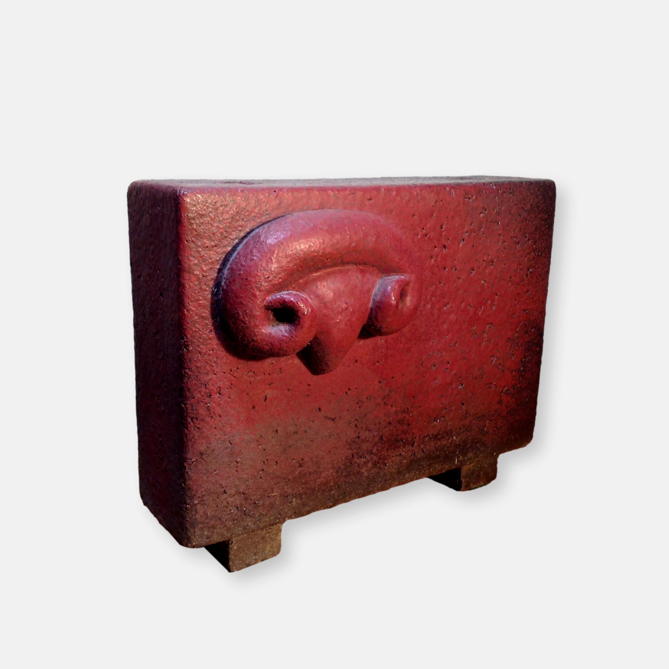 Vase "bélier" R. Equey