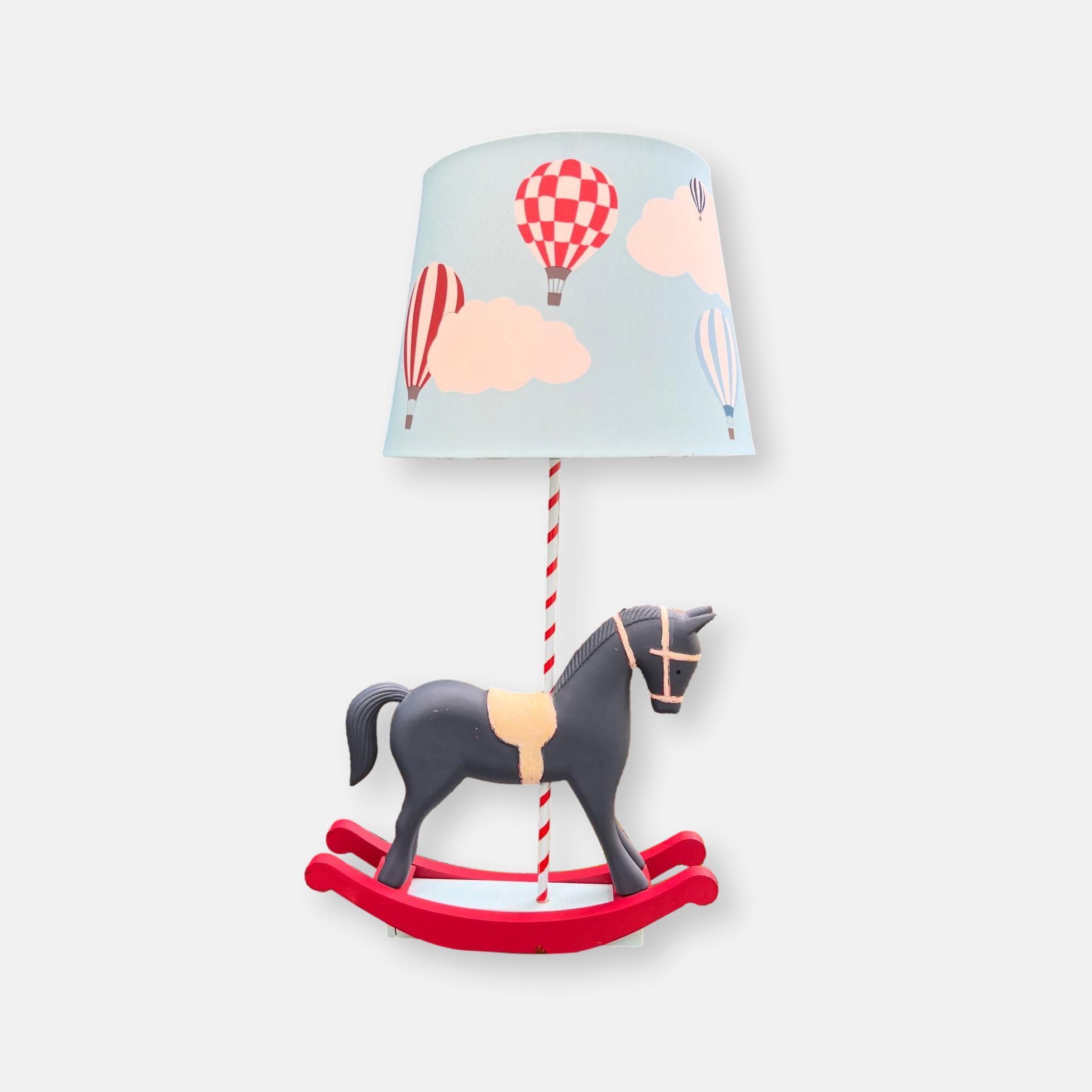 Lampe de chevet cheval à bascule