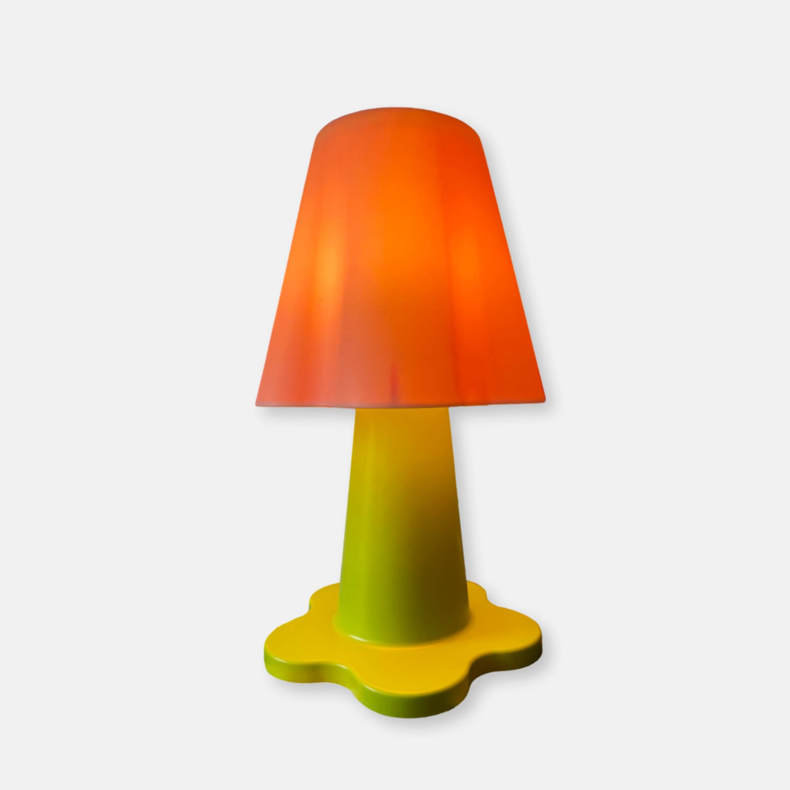Lampe fleur design années 90