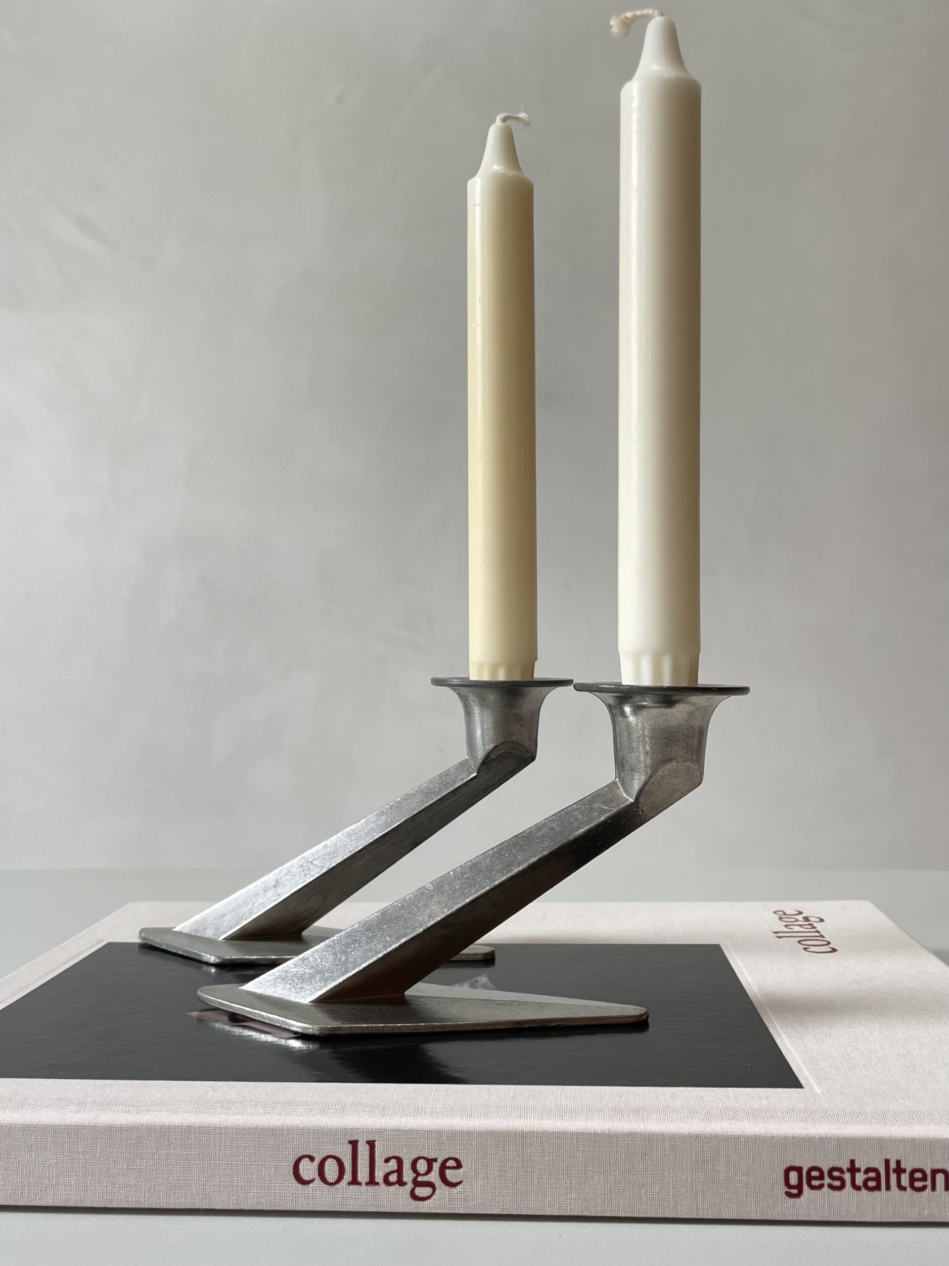 Bougeoirs zoomorphes en étain Neeser 1950 – Image 13