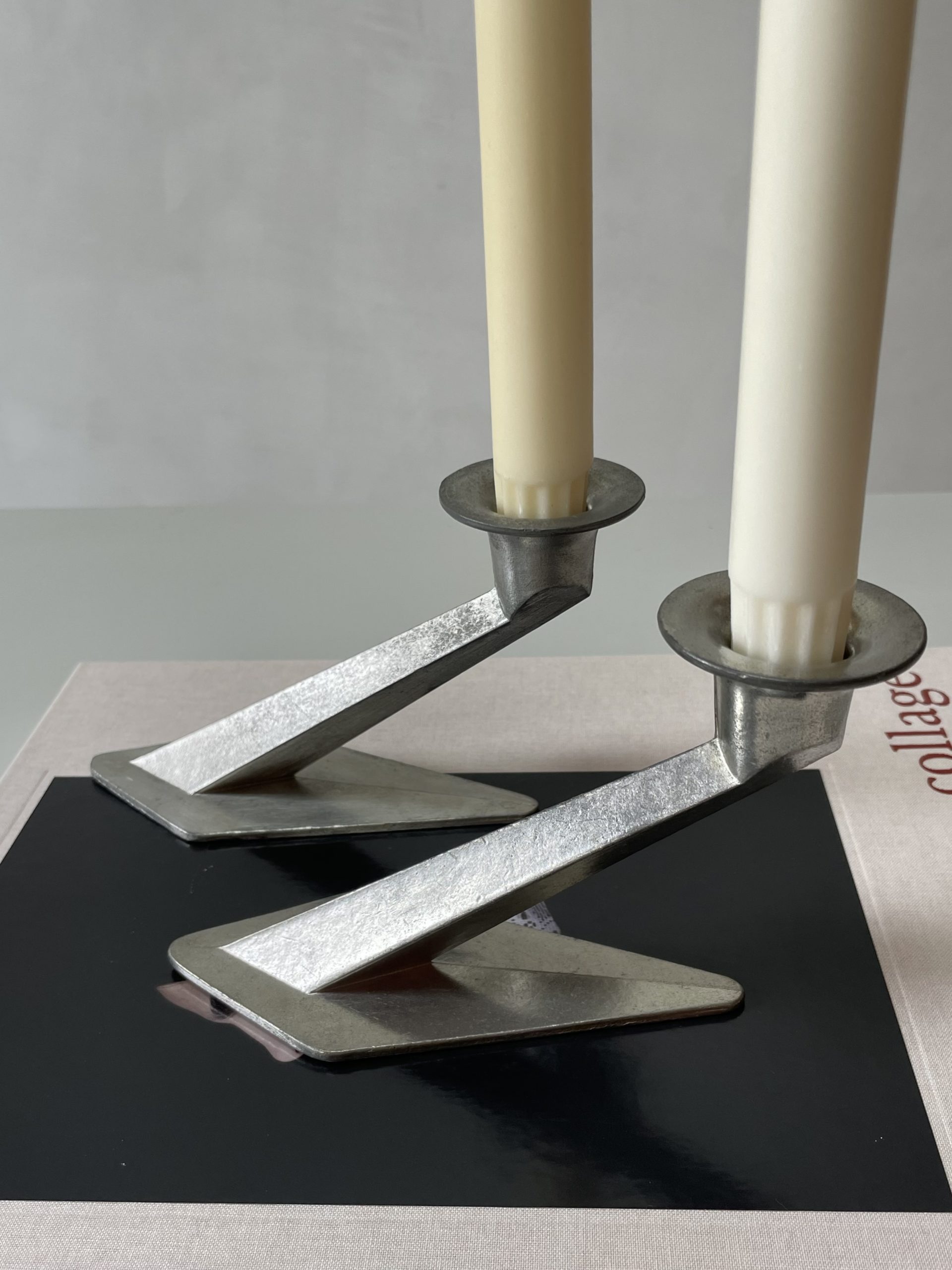 Bougeoirs zoomorphes en étain Neeser 1950 – Image 15