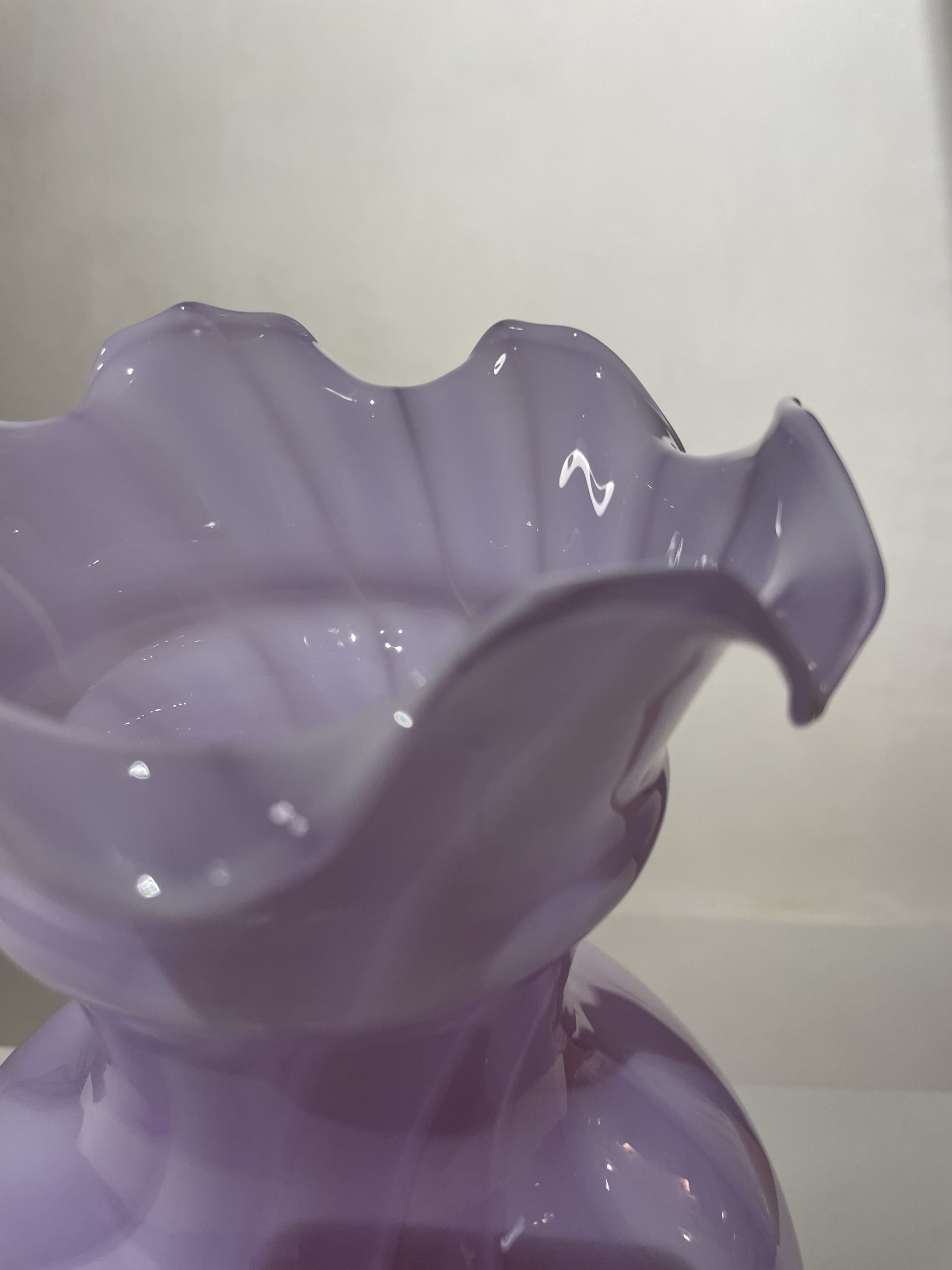 Grand vase couleur lavande – Bild 3