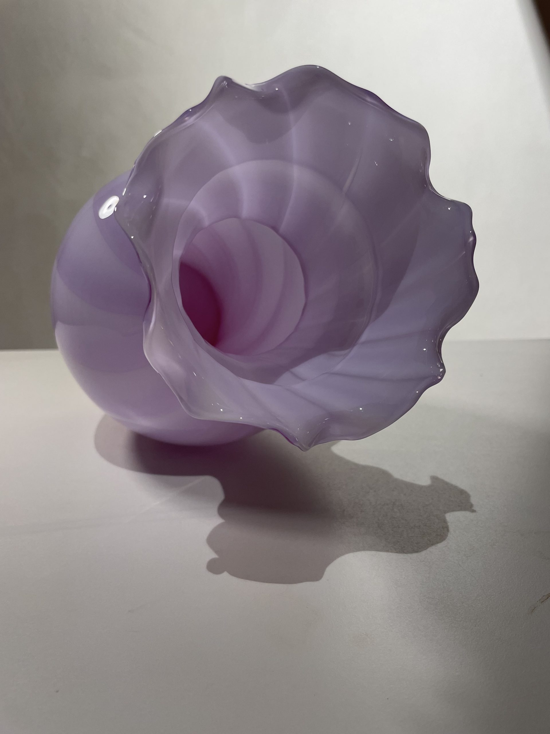 Grand vase couleur lavande – Bild 4