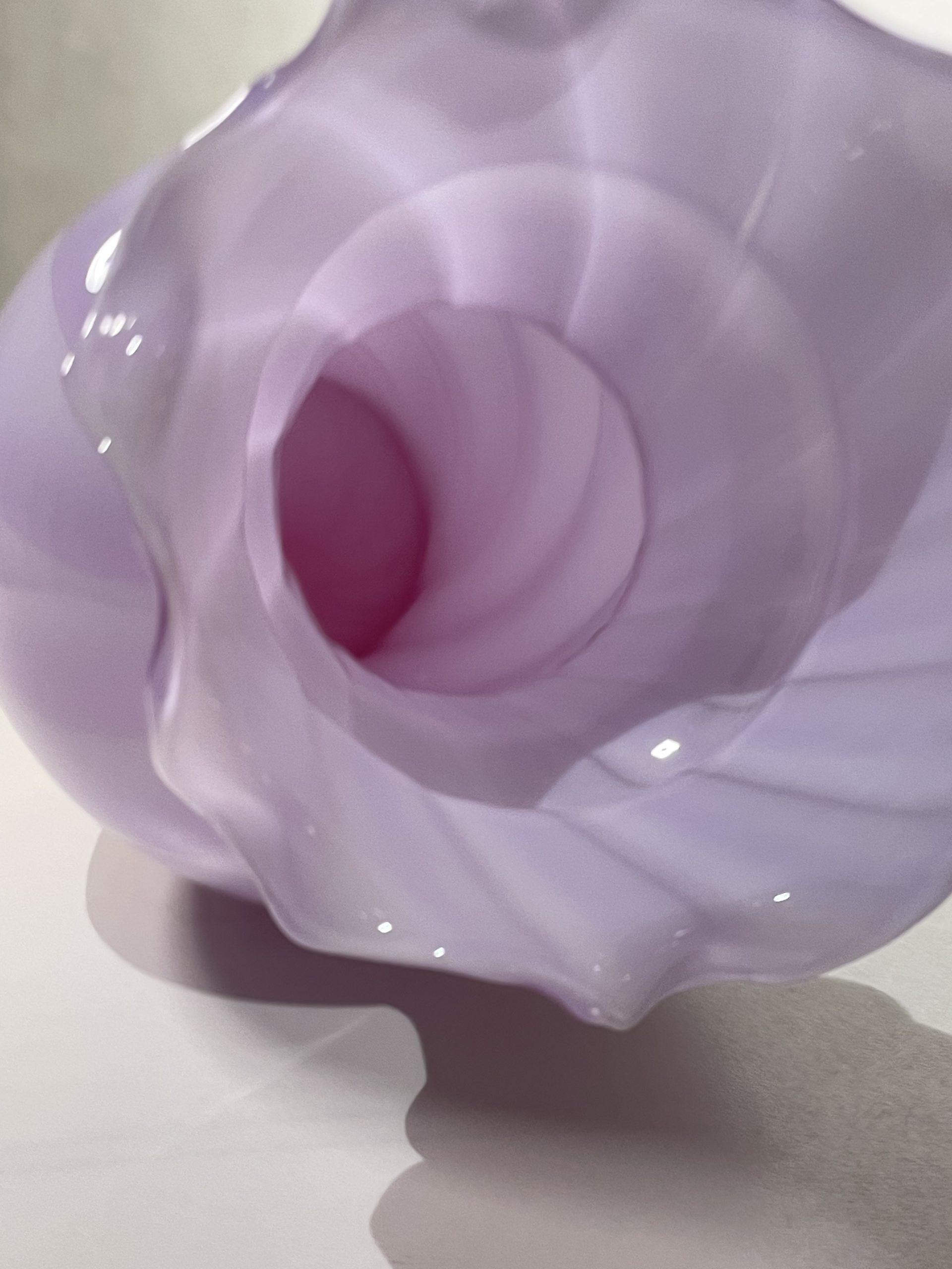 Grand vase couleur lavande – Bild 5