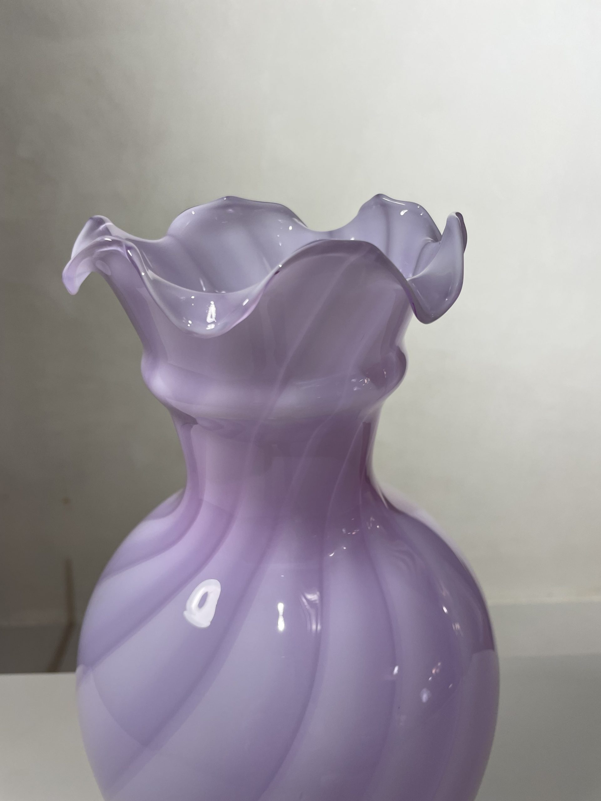 Grand vase couleur lavande – Bild 7