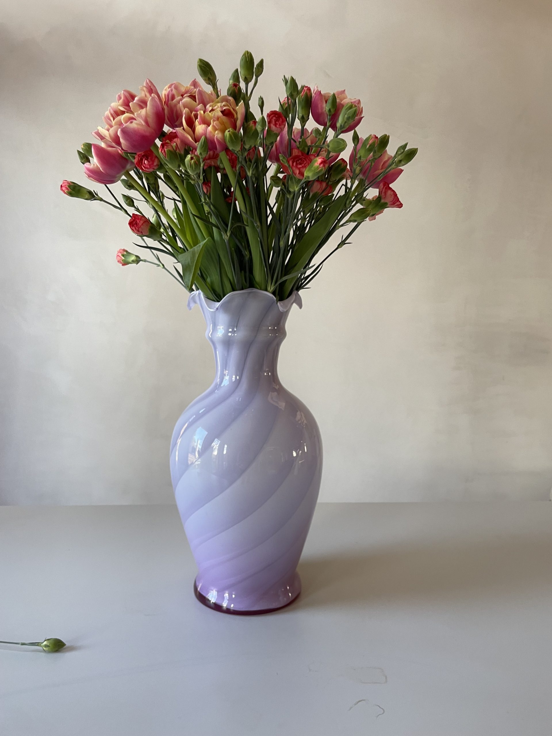 Grand vase couleur lavande – Bild 8