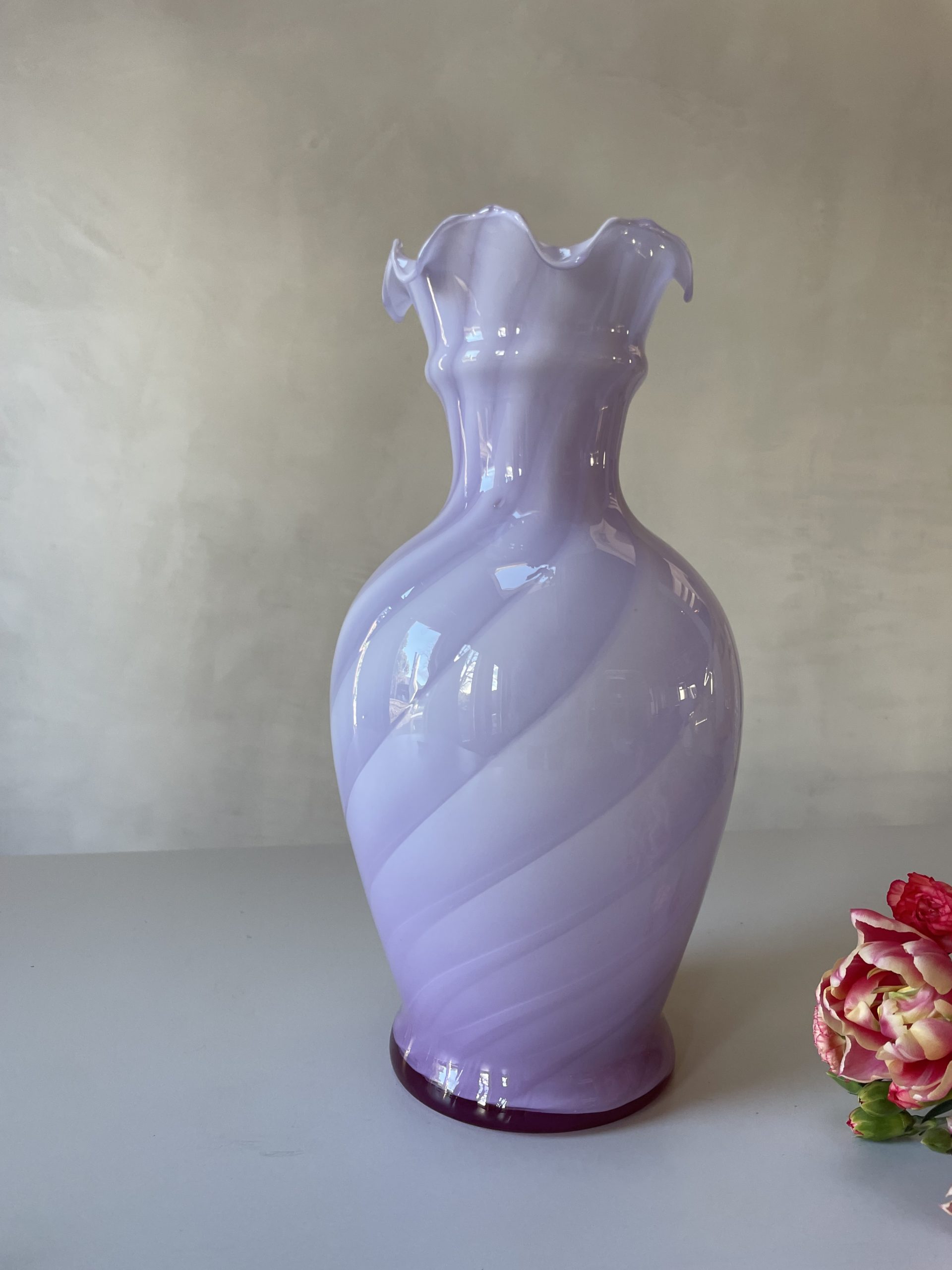 Grand vase couleur lavande – Bild 9
