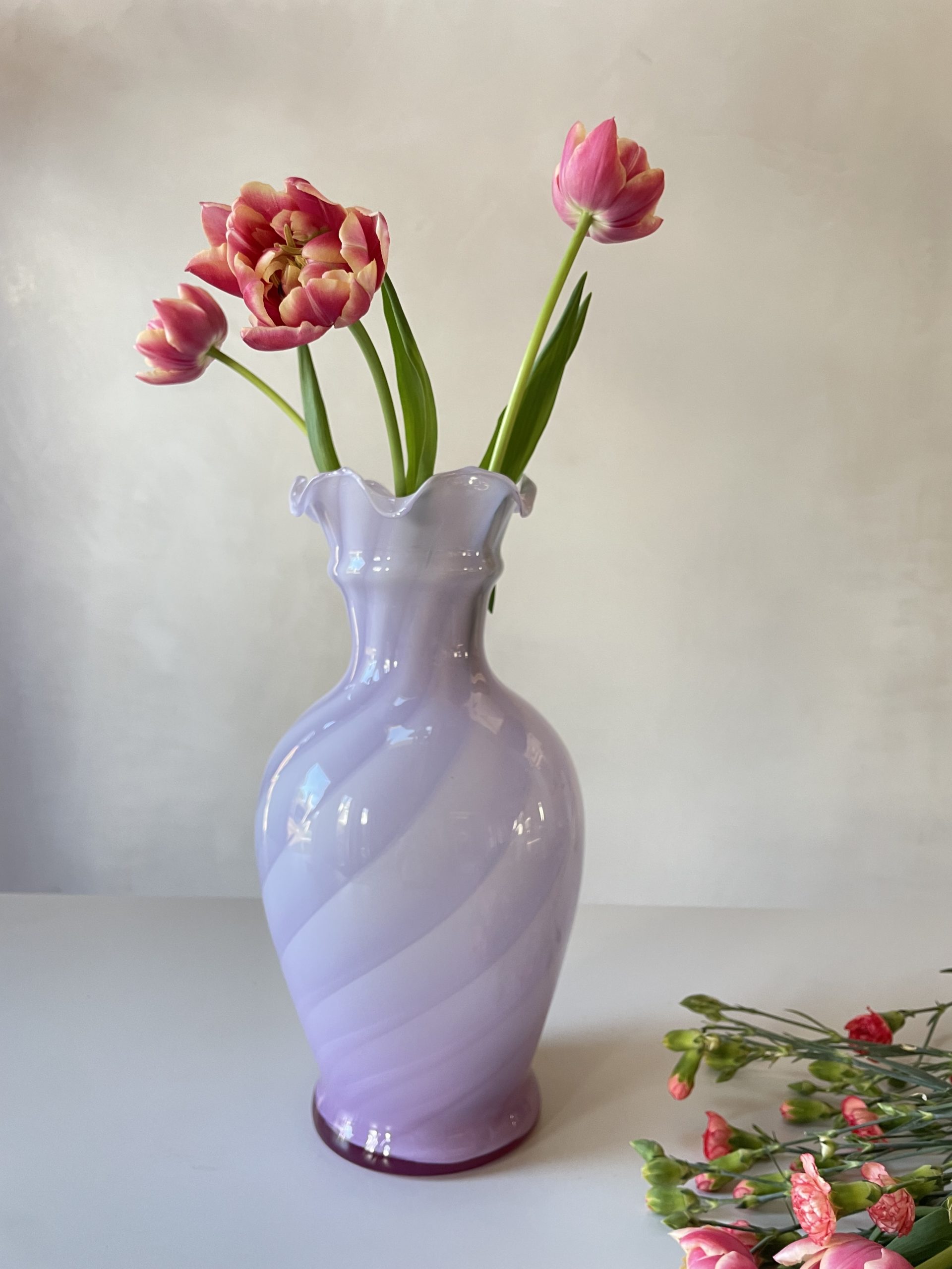 Grand vase couleur lavande – Bild 10