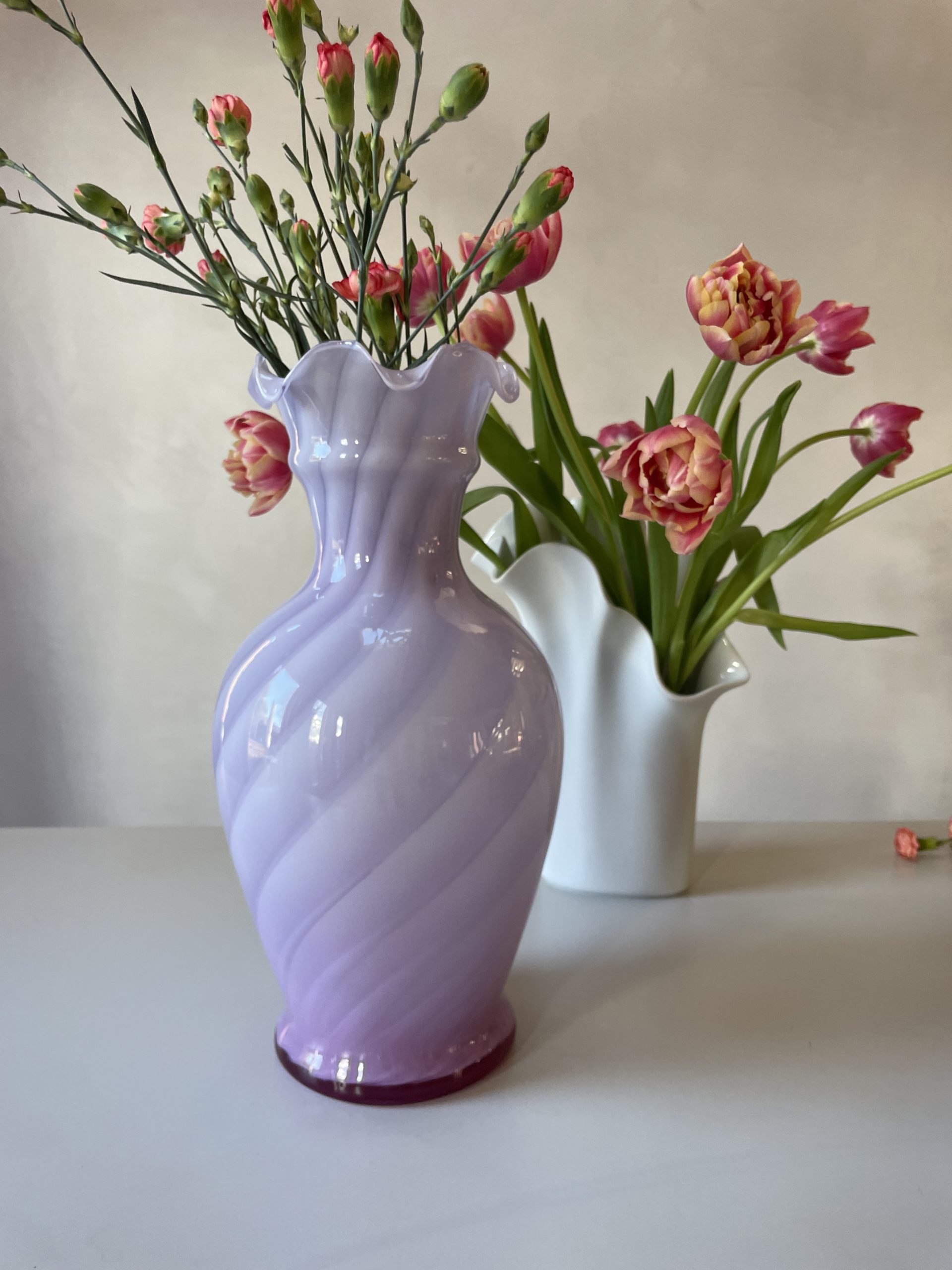 Grand vase couleur lavande – Bild 14