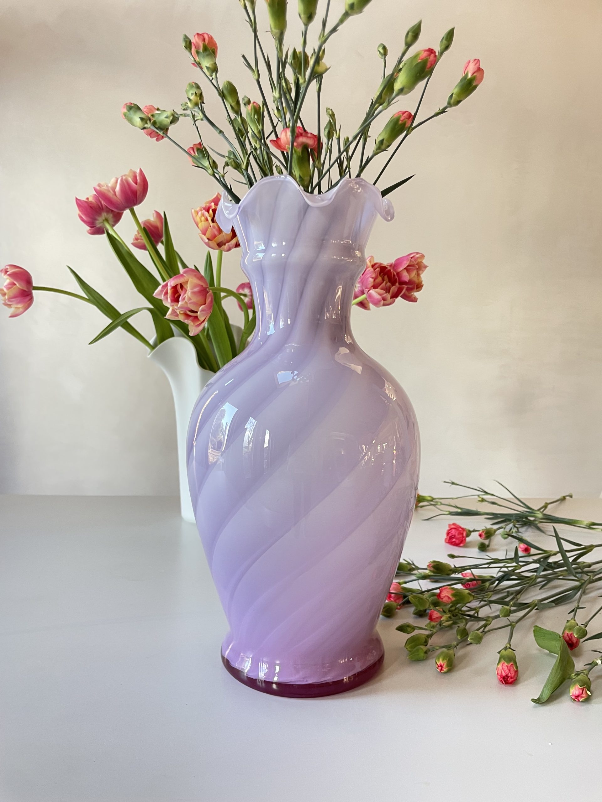 Grand vase couleur lavande – Bild 11