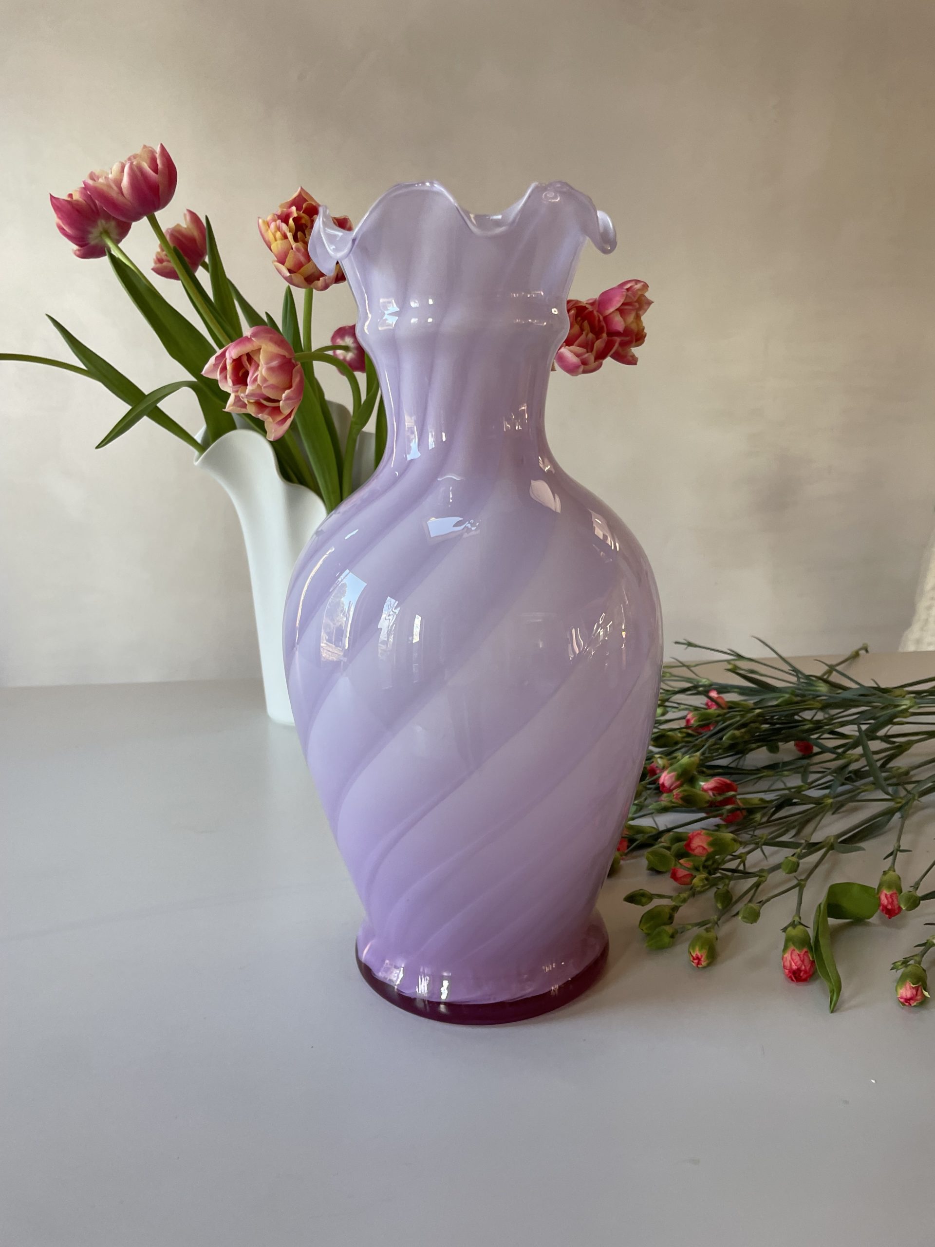 Grand vase couleur lavande – Bild 12