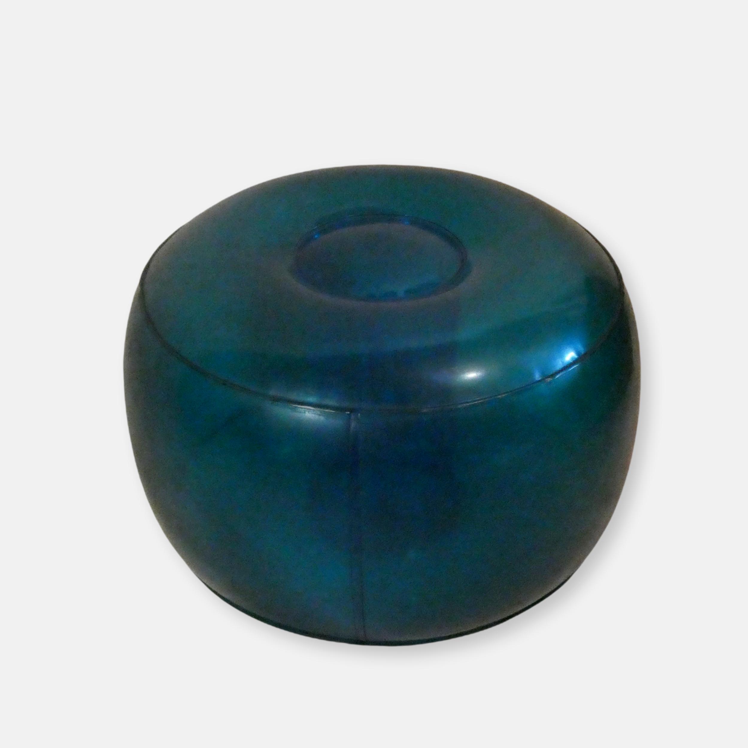 Pouf gonflable en PVC vers 1970