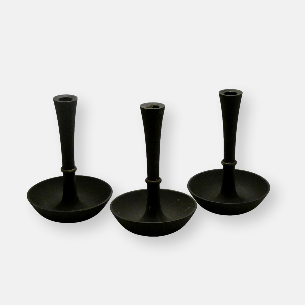 Ensemble de bougeoirs de Jens Quistgaard