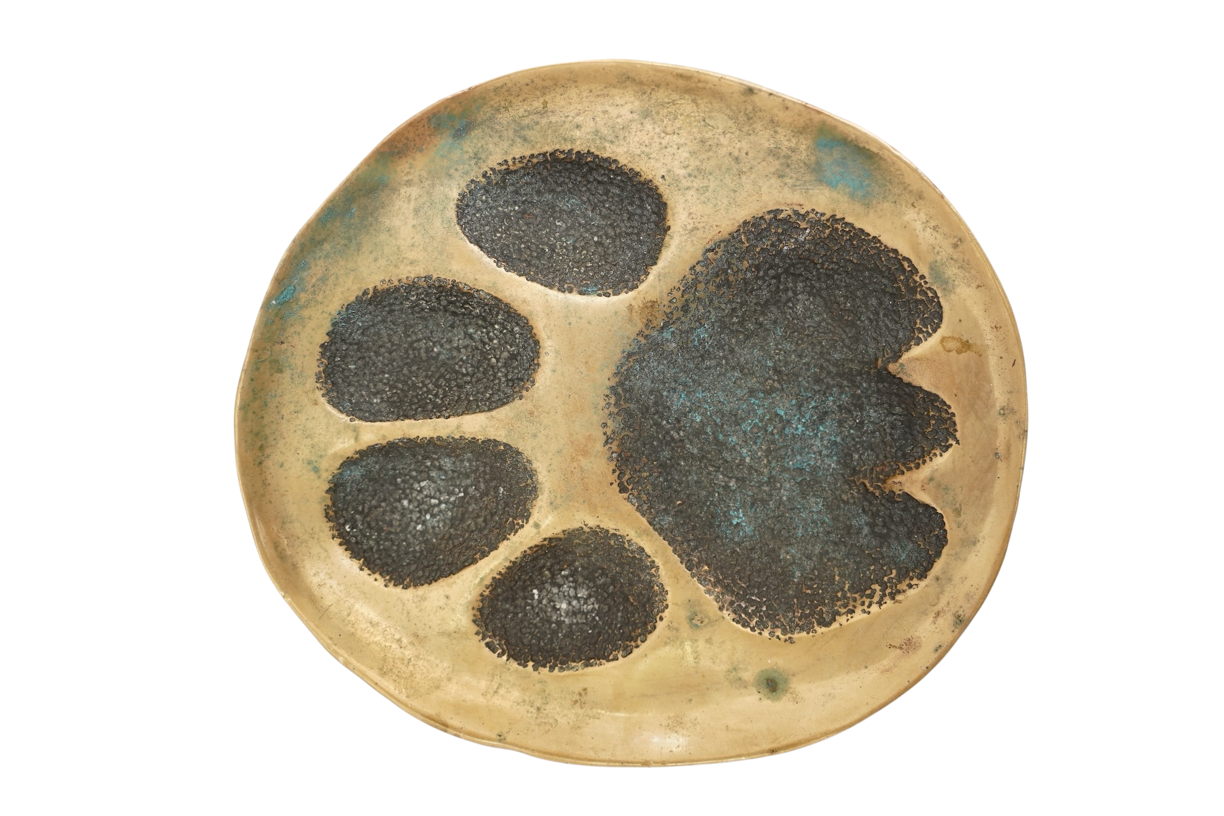 Sculpture en bronze d’une pâte de lion – Bild 2